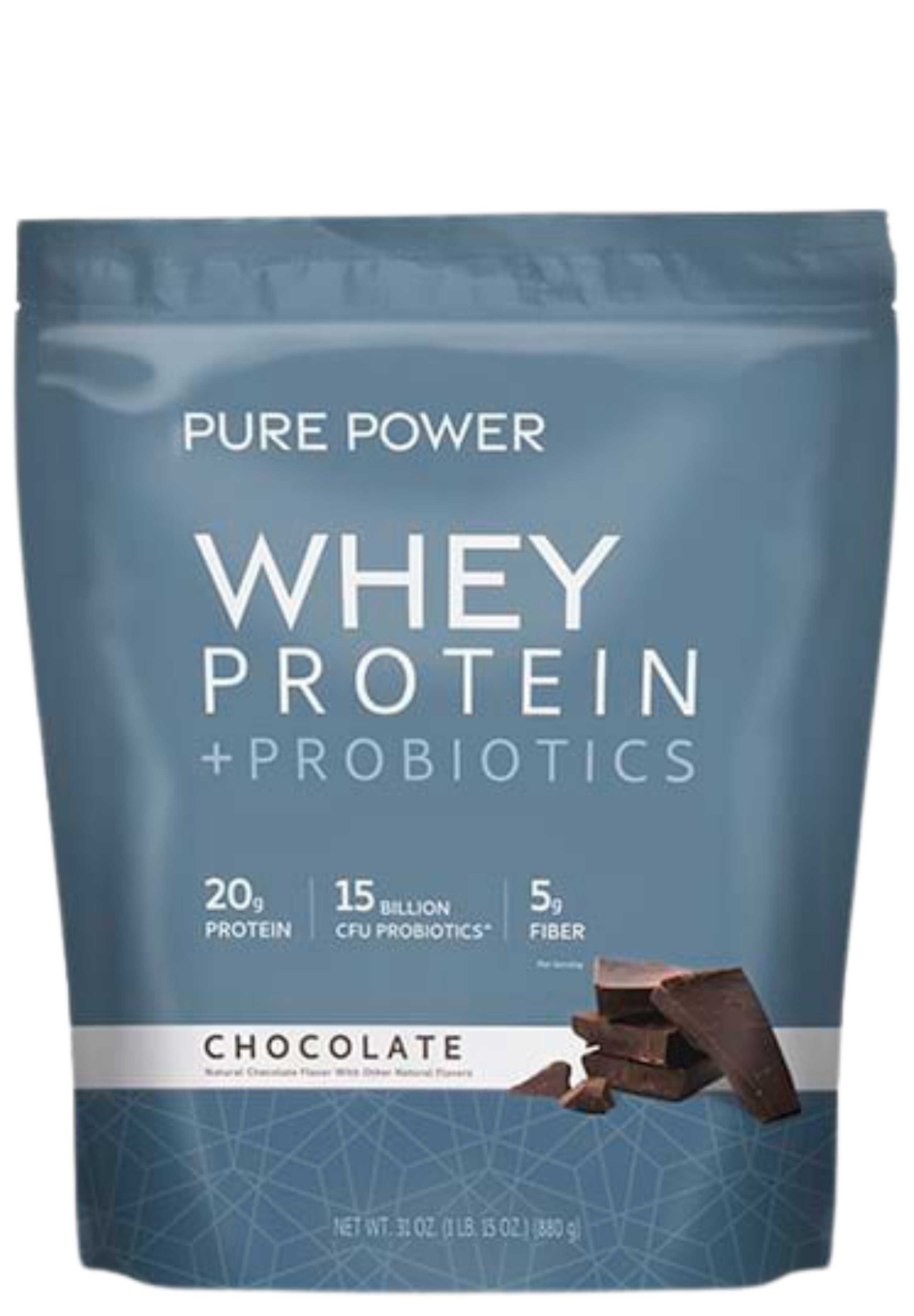 Dr. Mercola Pure Power Whey Protein + Probiotics - Chocolate