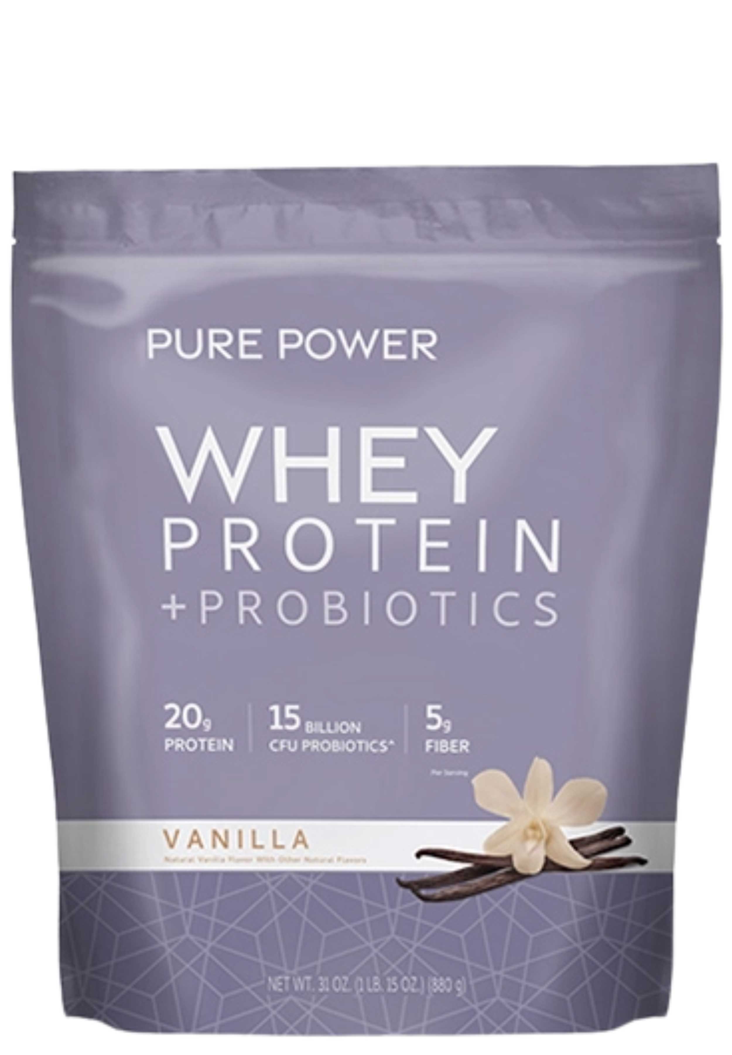 Dr. Mercola Pure Power Whey Protein + Probiotics Vanilla