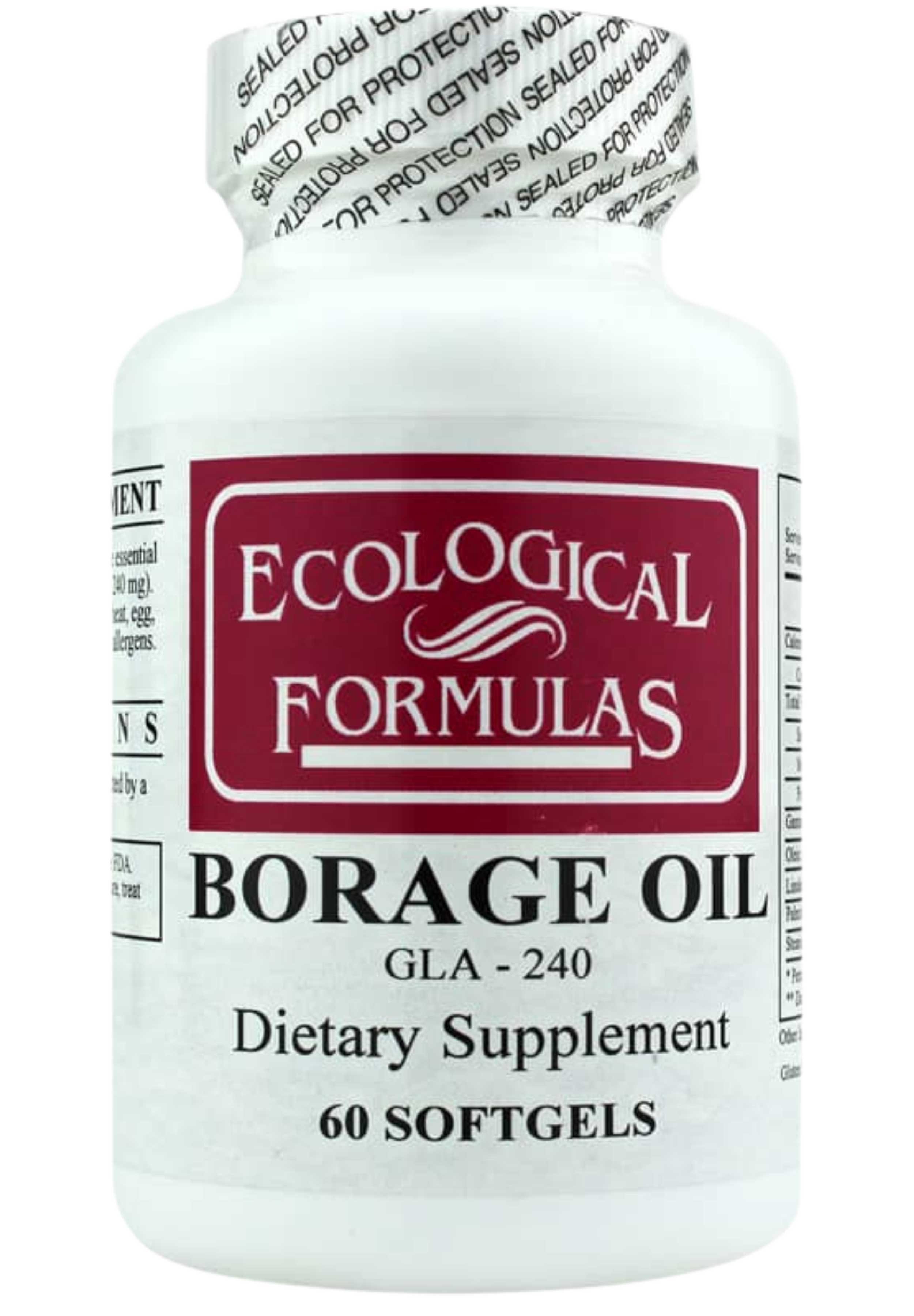 Ecological Formulas/Cardiovascular Research Borage Oil GLA-240