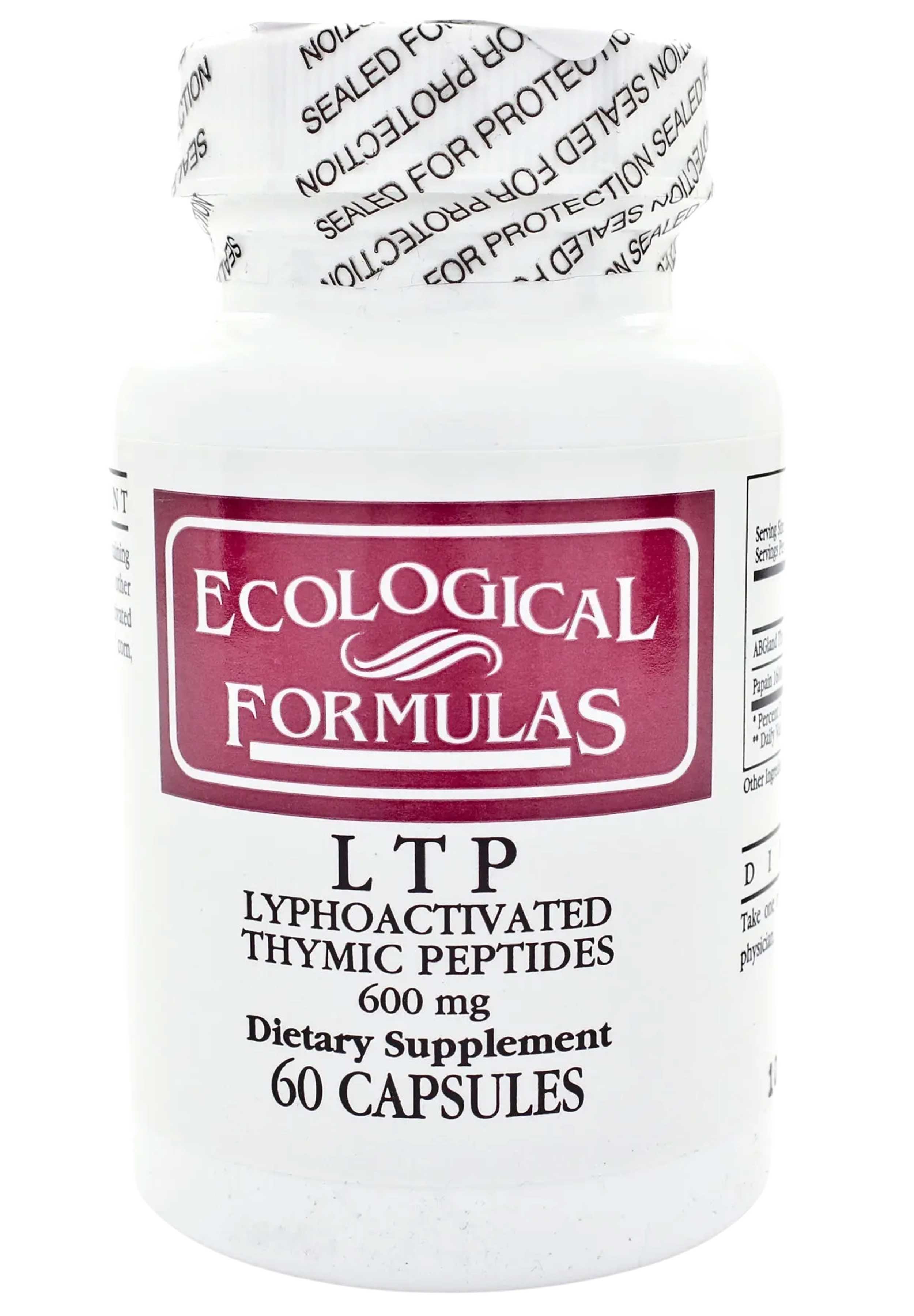Ecological Formulas/Cardiovascular Research LTP Lyphoactivated Thymic Peptides