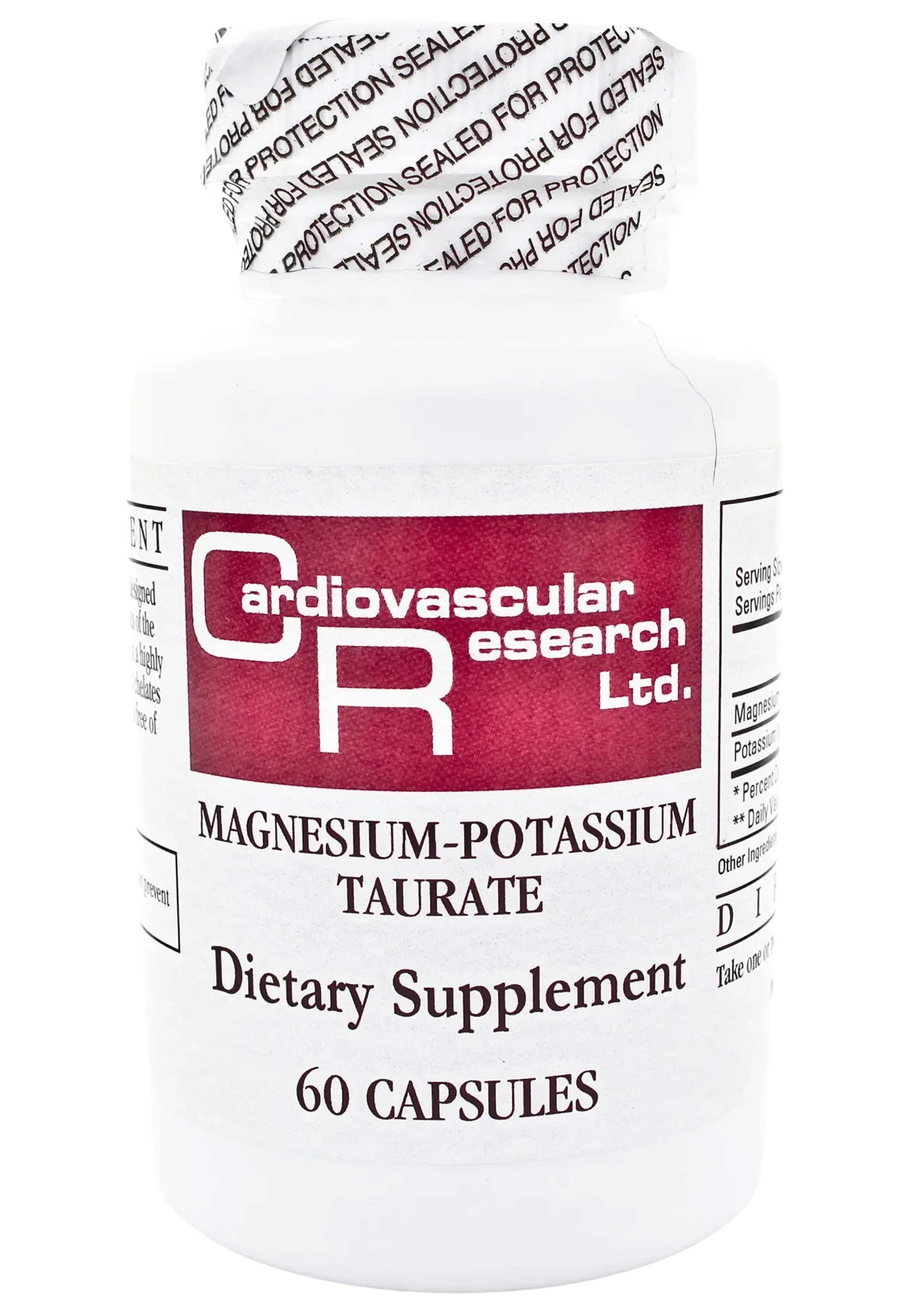 Ecological Formulas/Cardiovascular Research Magnesium-Potassium Taurate