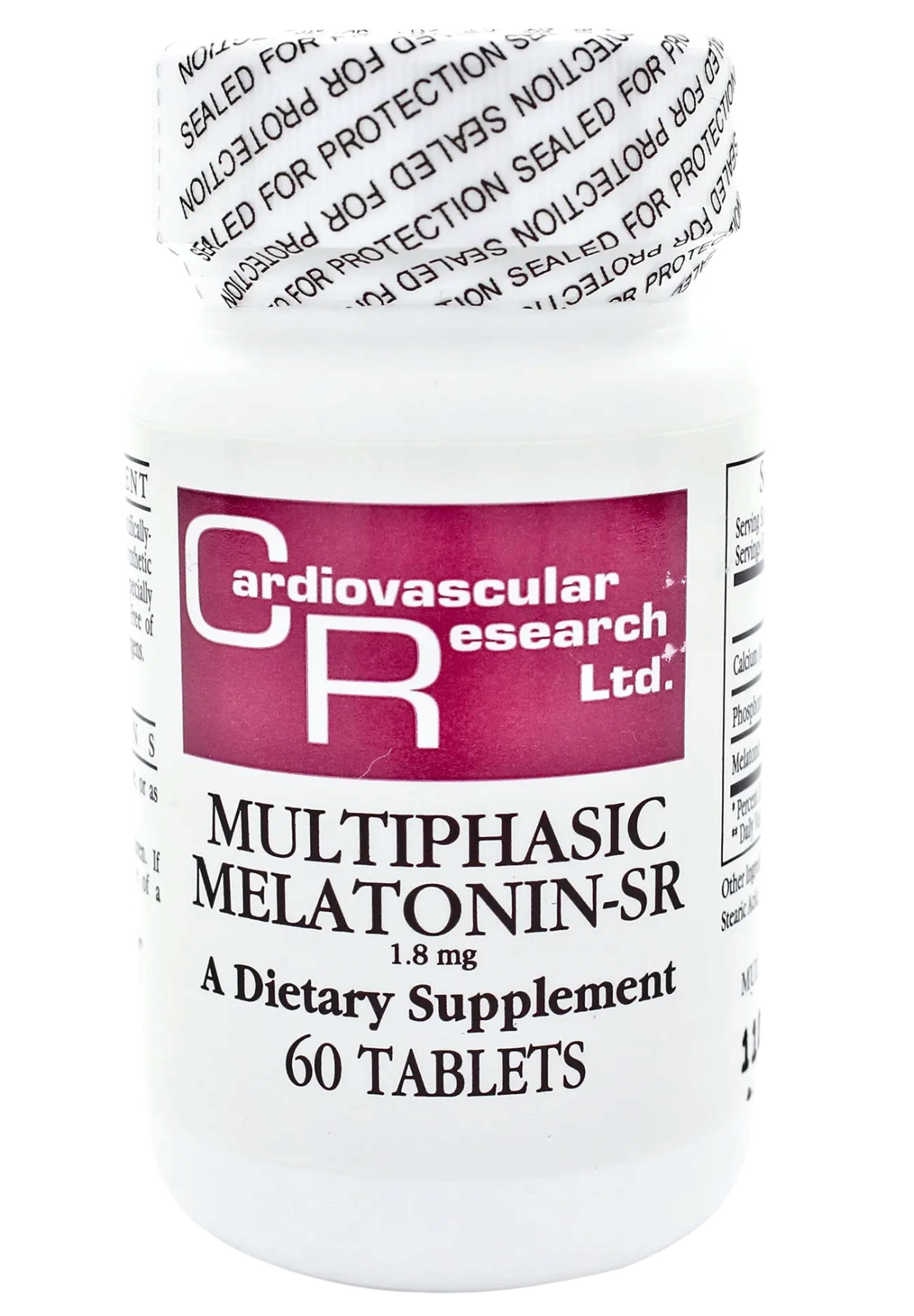 Ecological Formulas/Cardiovascular Research Multiphasic Melatonin-SR 1.8 mg
