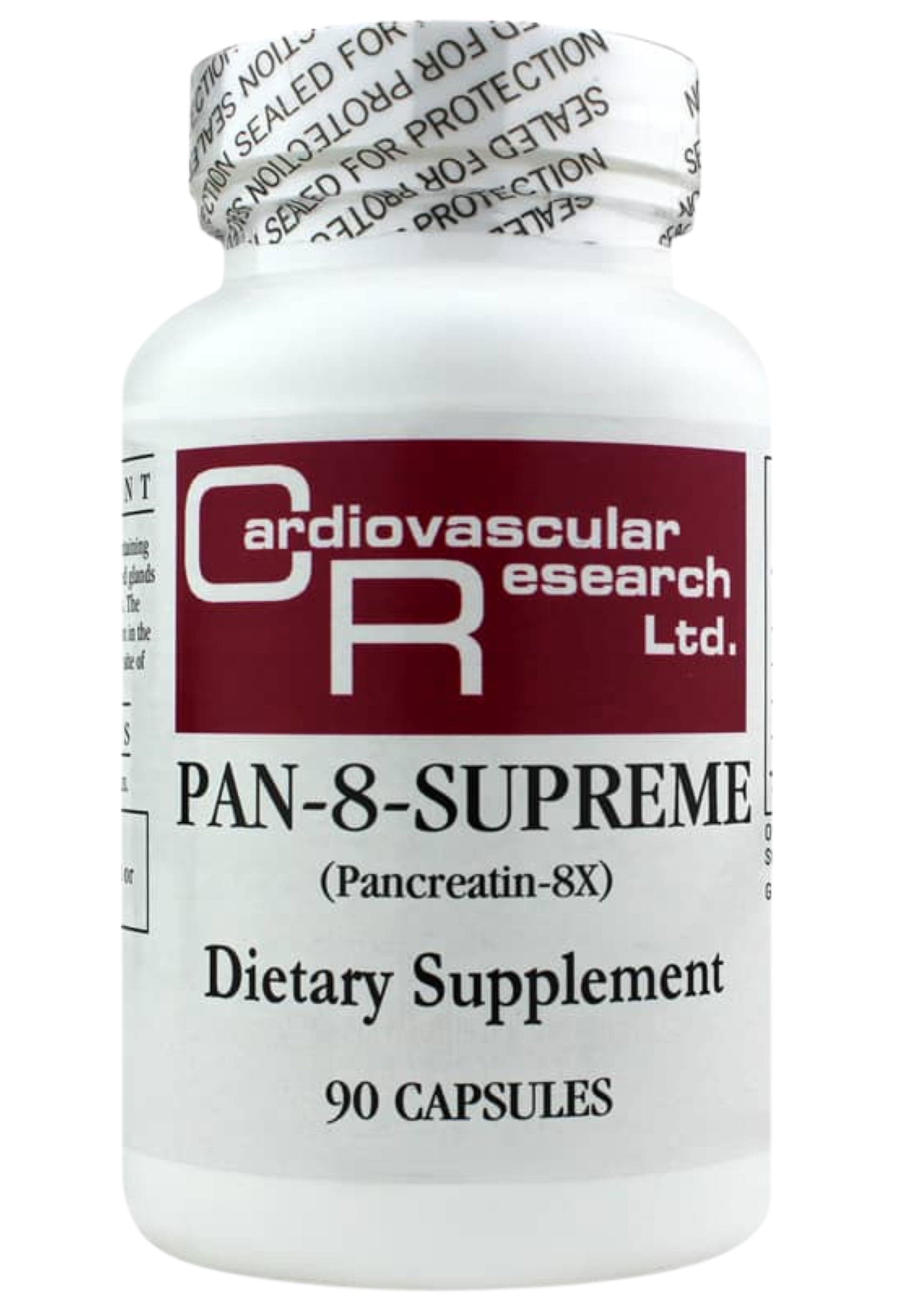 Ecological Formulas/Cardiovascular Research Pan-8-Supreme (Pancreatin-8X)