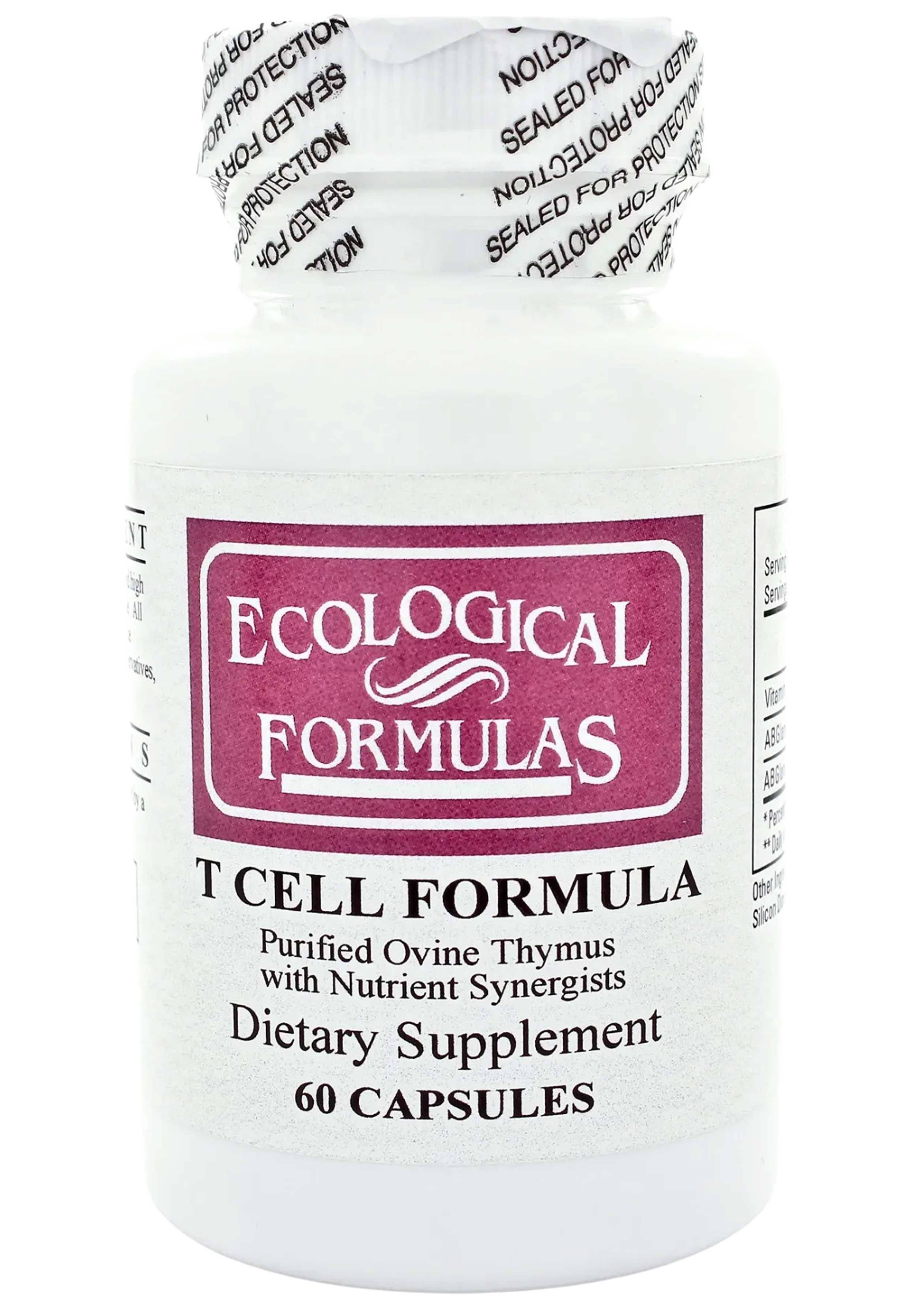 Ecological Formulas/Cardiovascular Research T Cell Formula