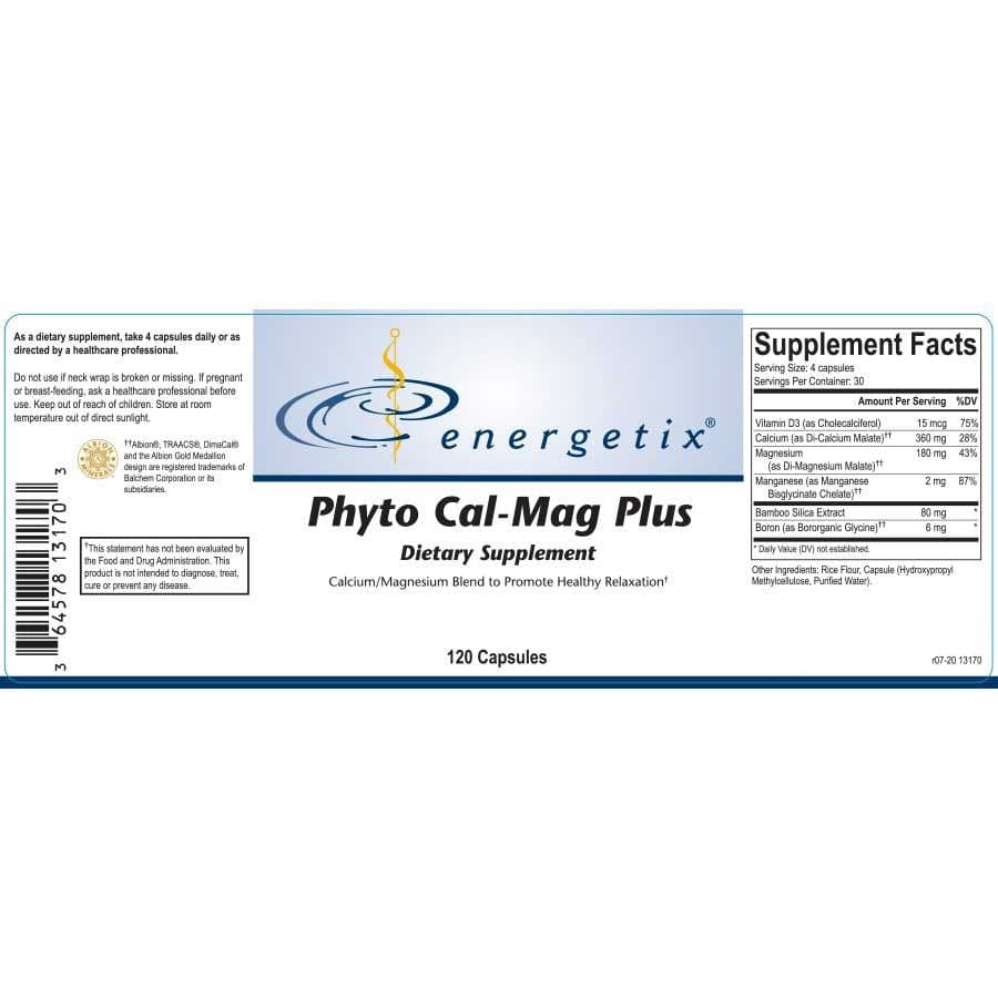 Energetix Phyto Cal-Mag Plus Label
