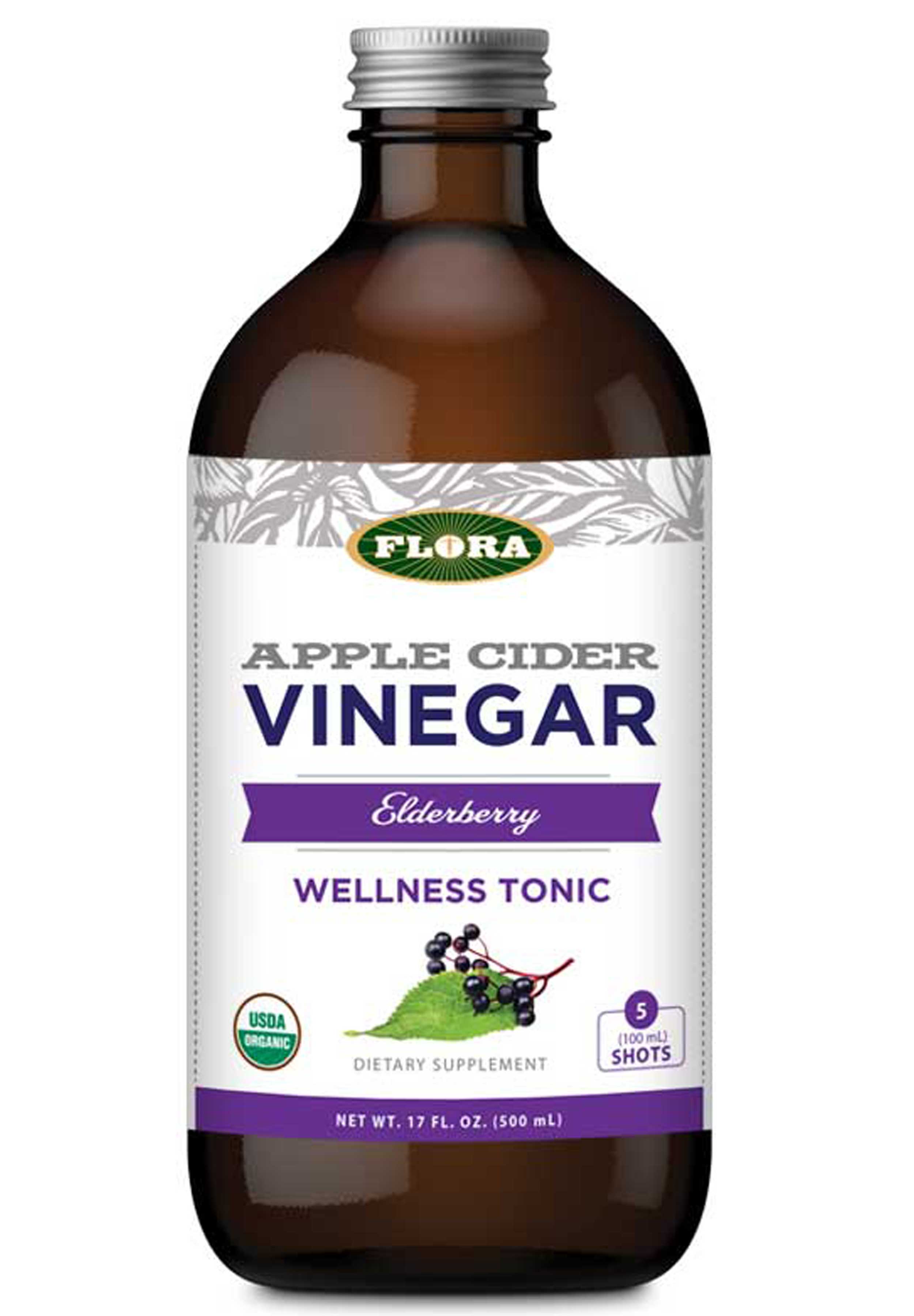 Flora ACV Elderberry (Apple Cider Vinegar)