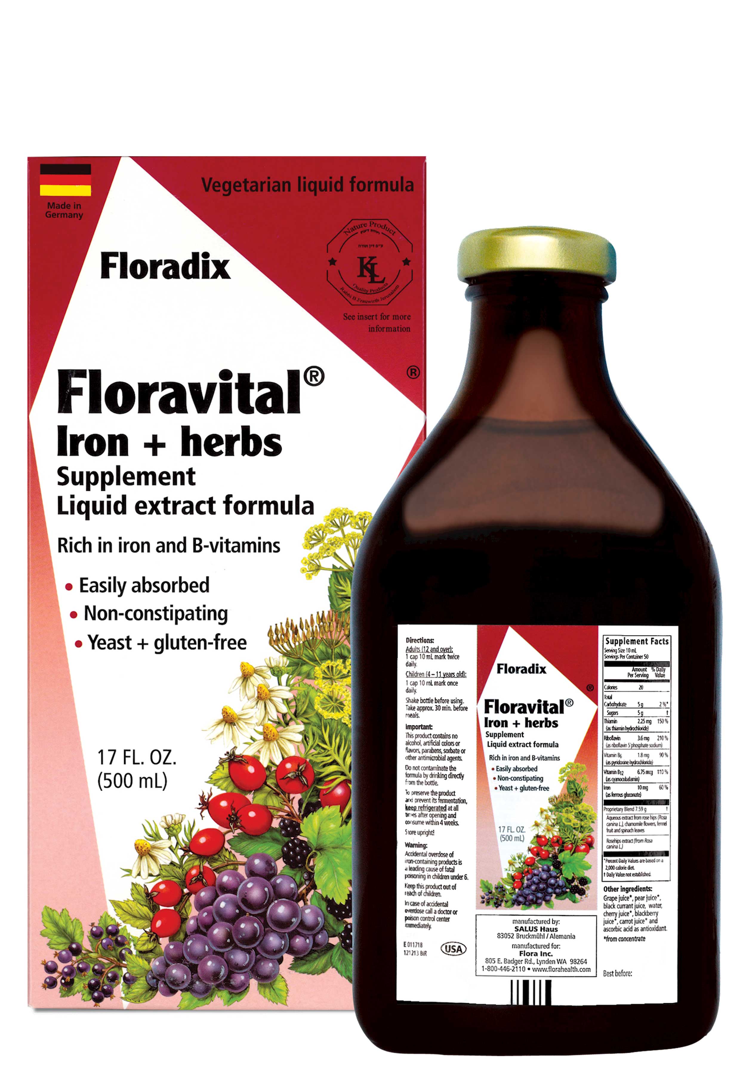 Flora Floravital® Iron + Herbs