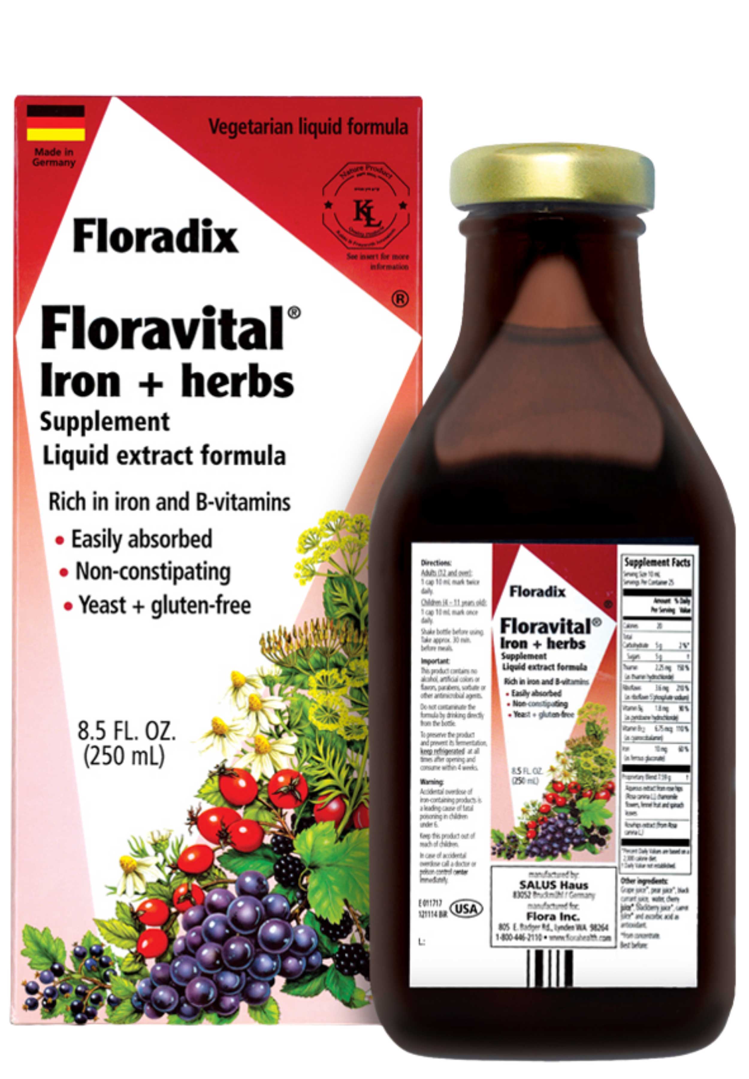 Flora Floravital® Iron + Herbs