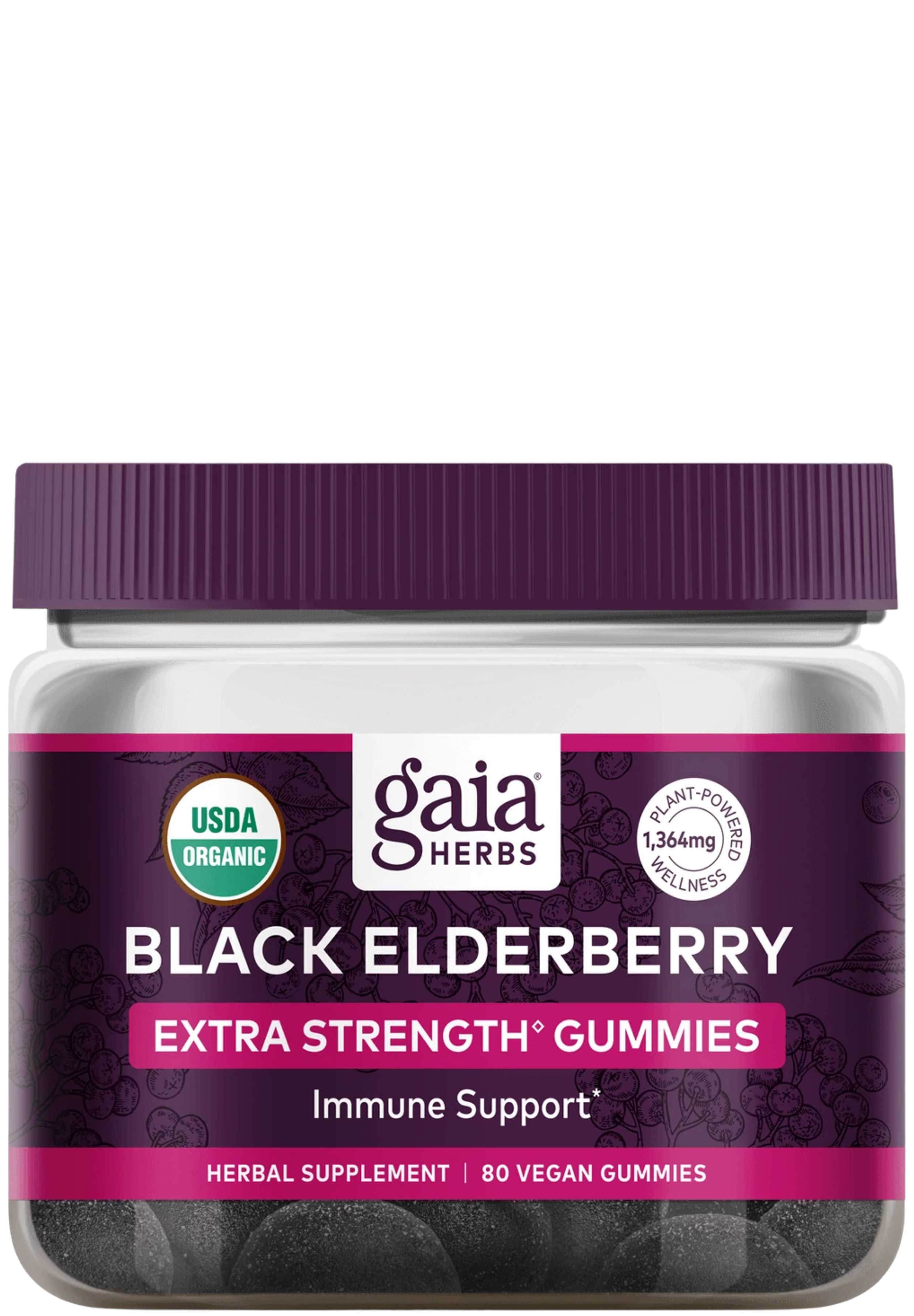 Gaia Herbs Black Elderberry Extra Strength