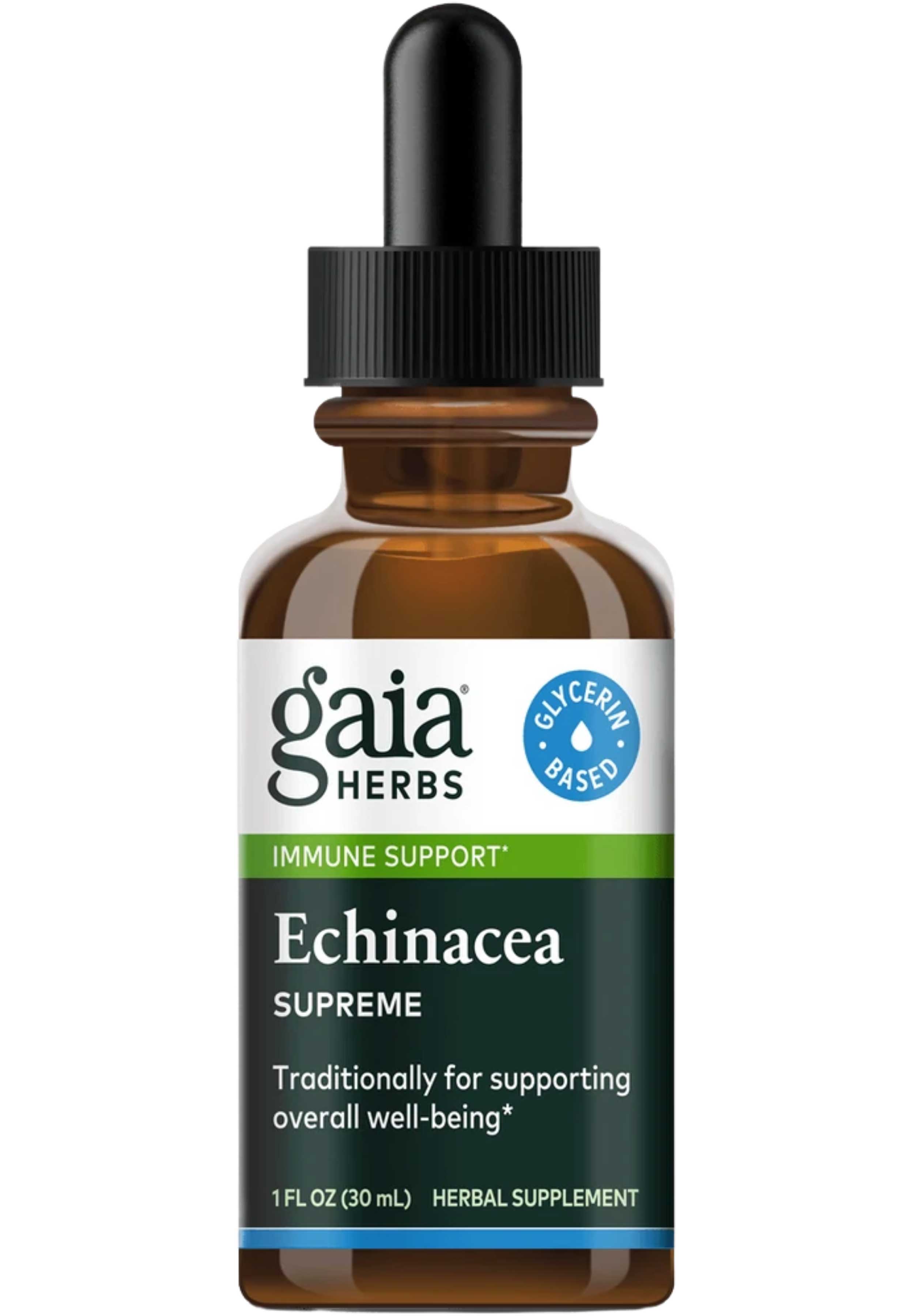 Gaia Herbs Echinacea Supreme, Glycerin Based (Alcohol Free)