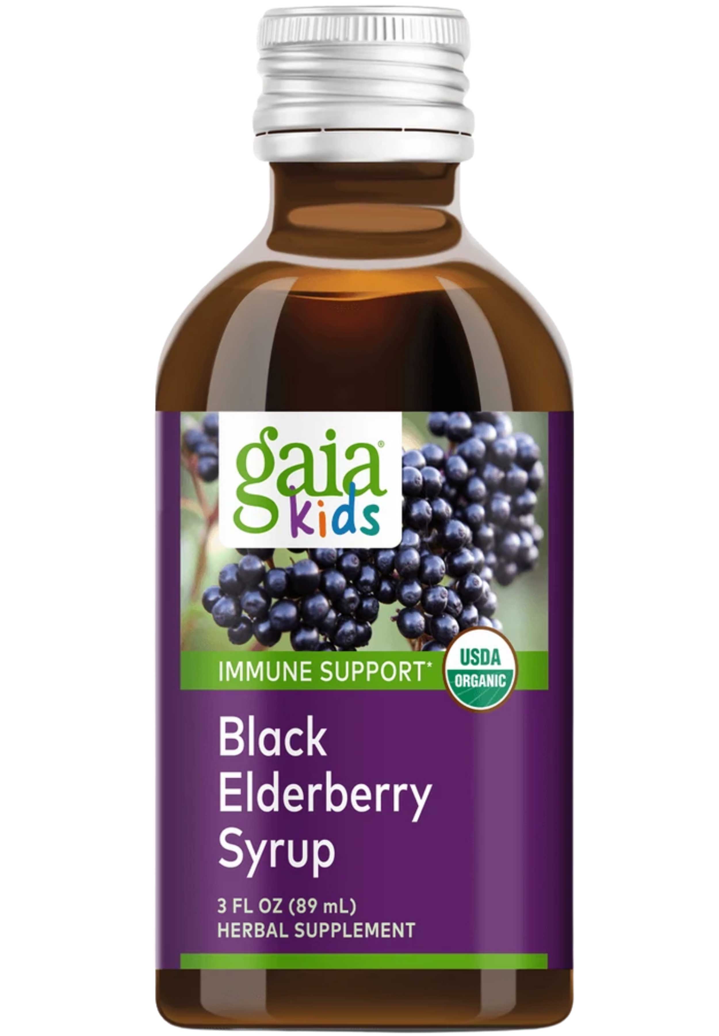 Gaia Herbs Kids Black Elderberry Syrup