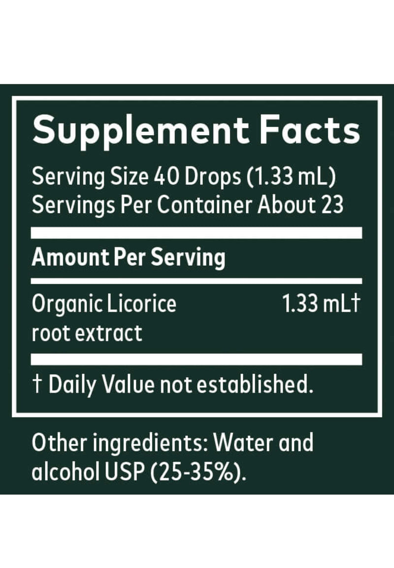 Gaia Herbs Licorice Root Ingredients