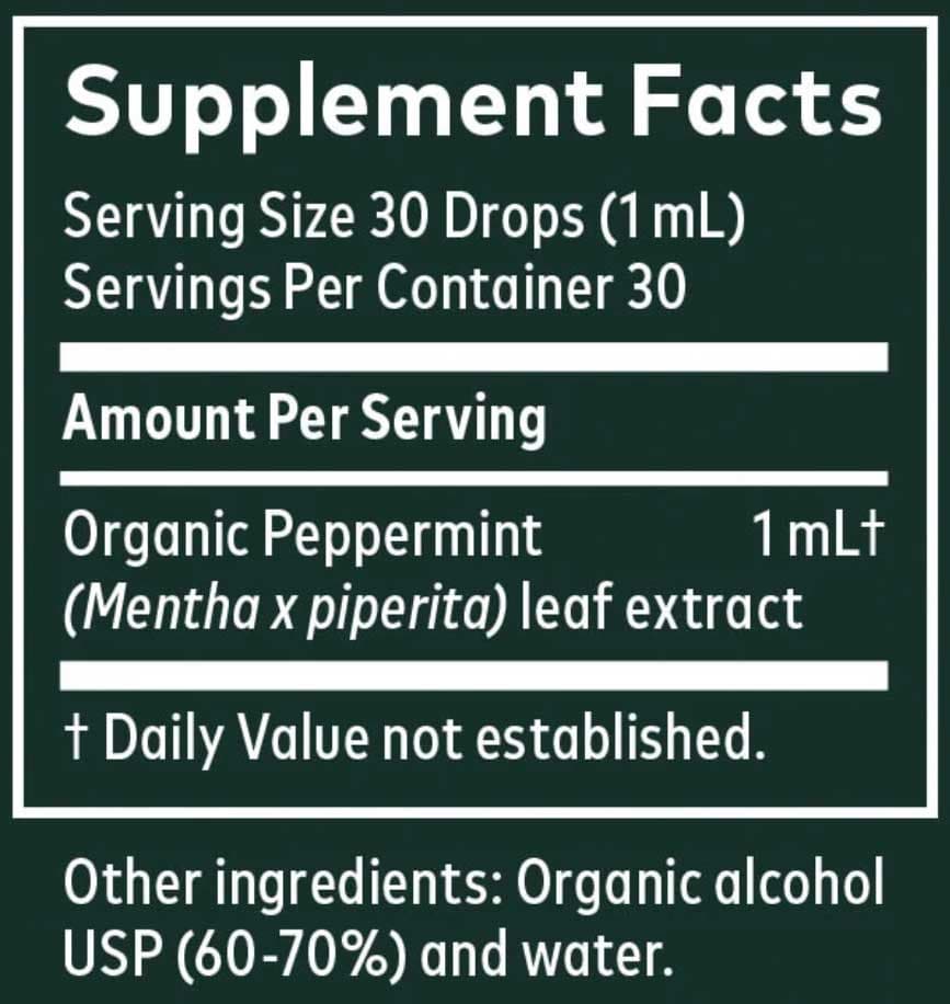 Gaia Herbs Peppermint Leaf Ingredients