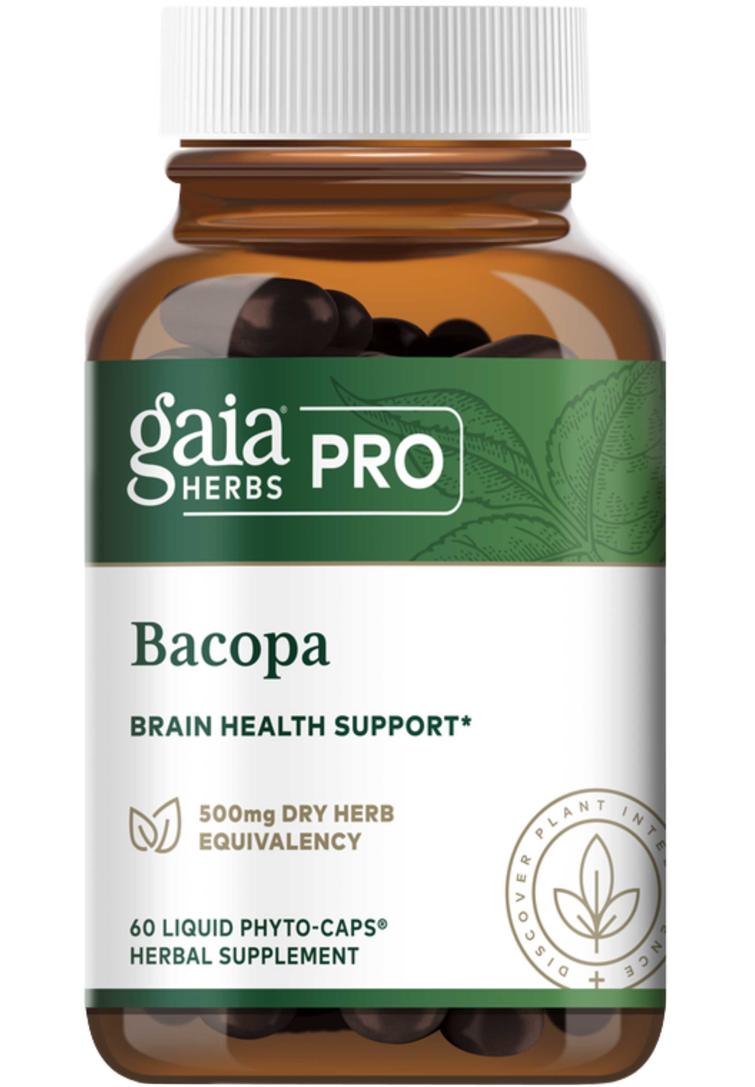 Gaia Herbs Professional Solutions Bacopa (Formerly Bacopa Monnieri)
