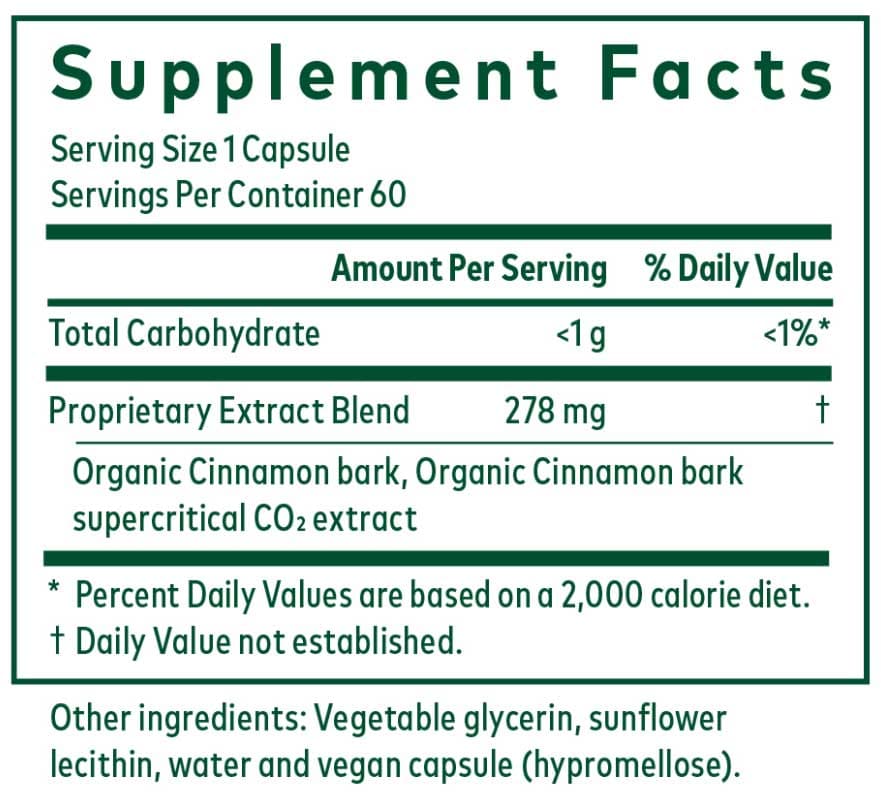 Gaia Herbs Professional Solutions Cinnamon Bark