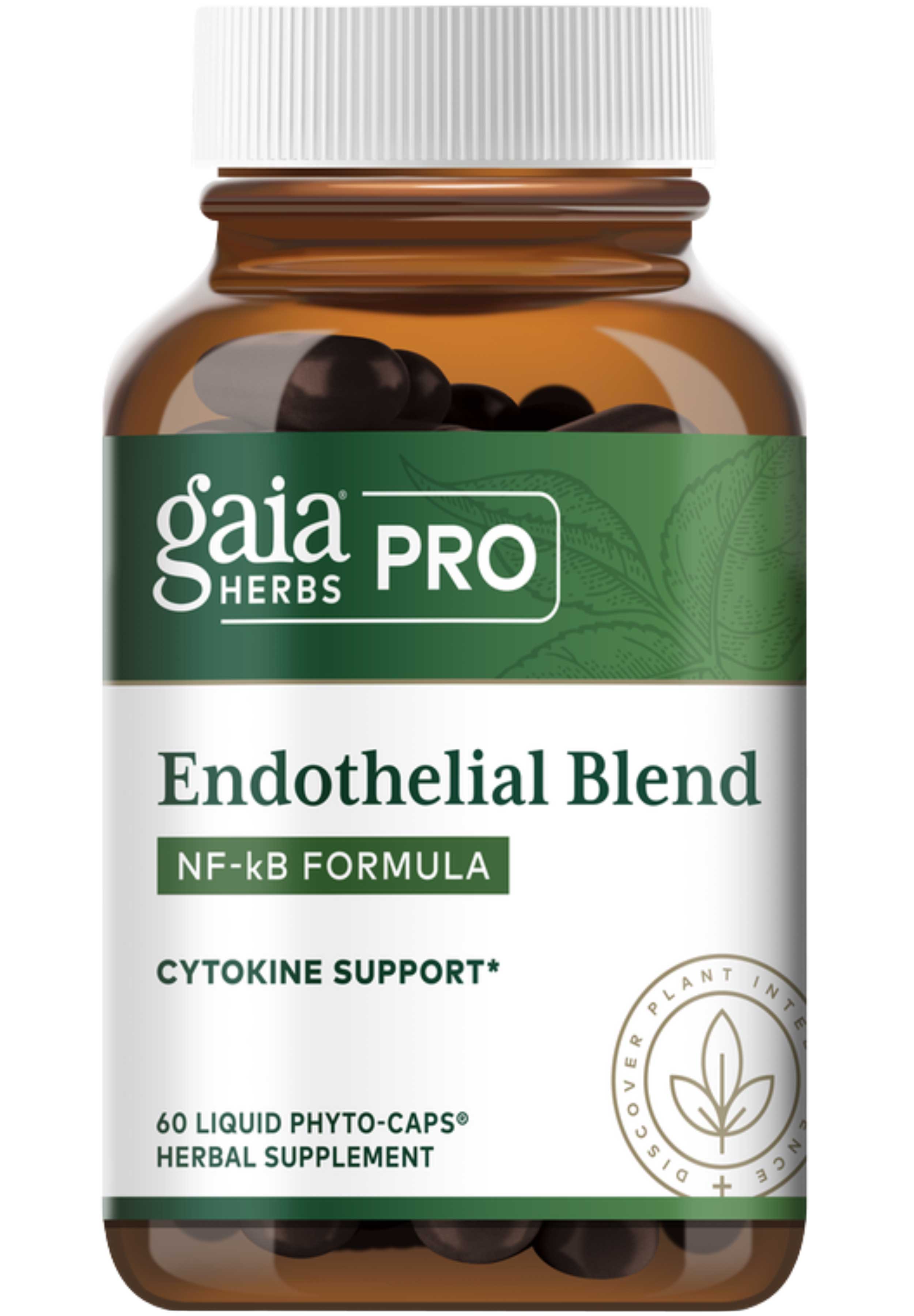 Gaia Herbs Professional Solutions Endothelial Blend: NF-kB Formula (Formerly Curcuma NF-kB: Cardiovascular)