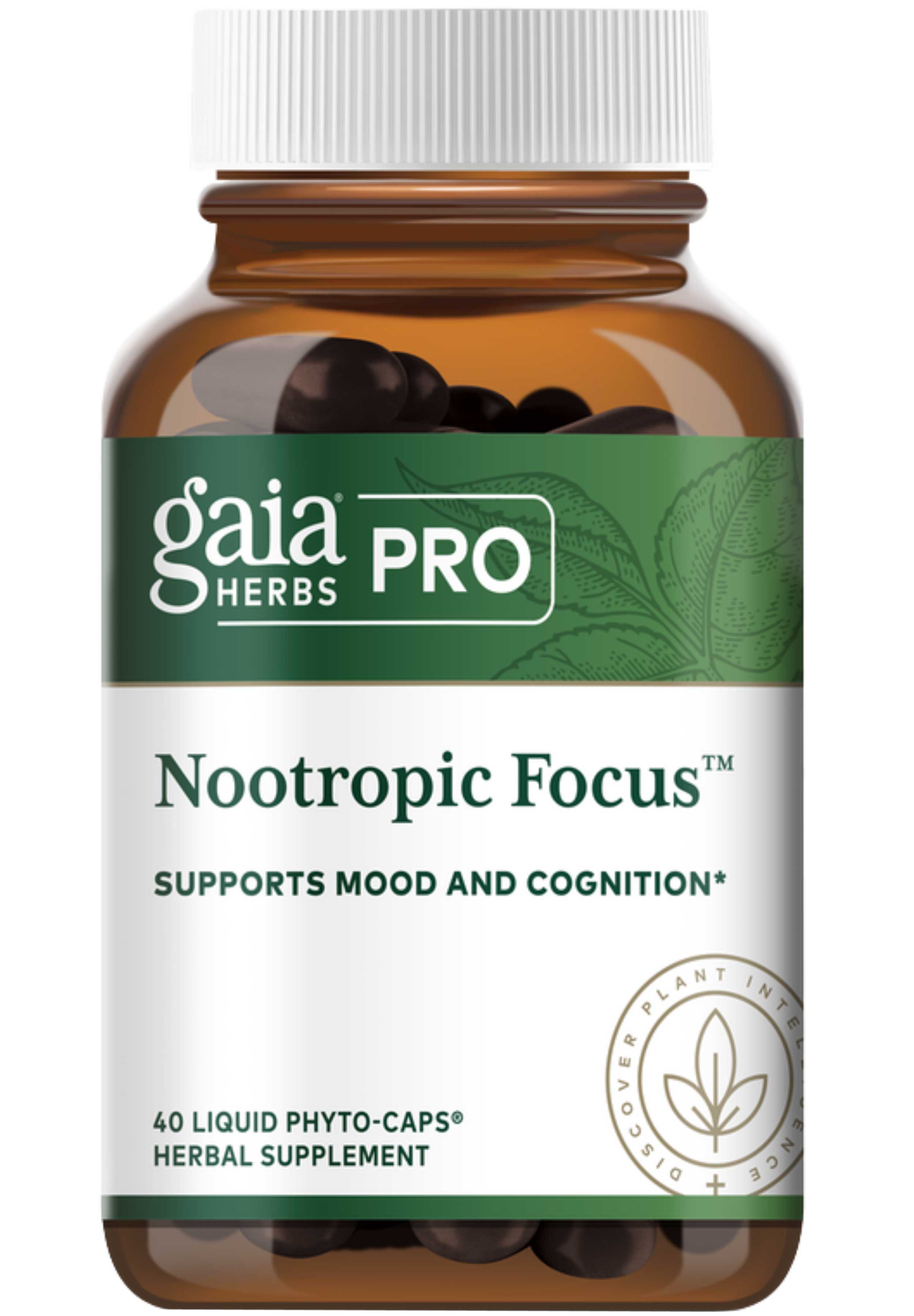 Gaia Herbs Professional Solutions Nootropic Focus