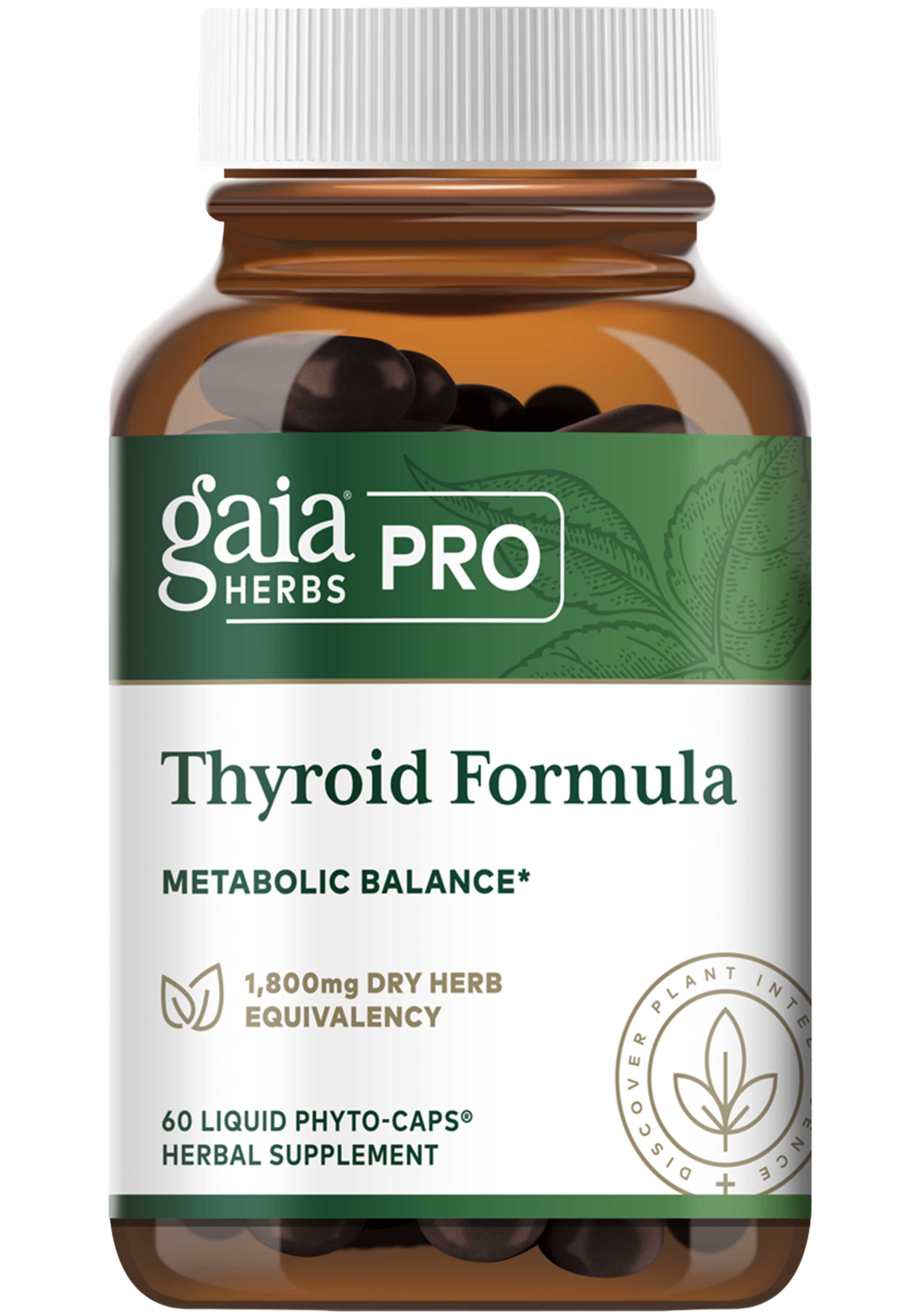 Gaia Herbs Professional Solutions Thyroid Formula (Formerly Thyroid Support)