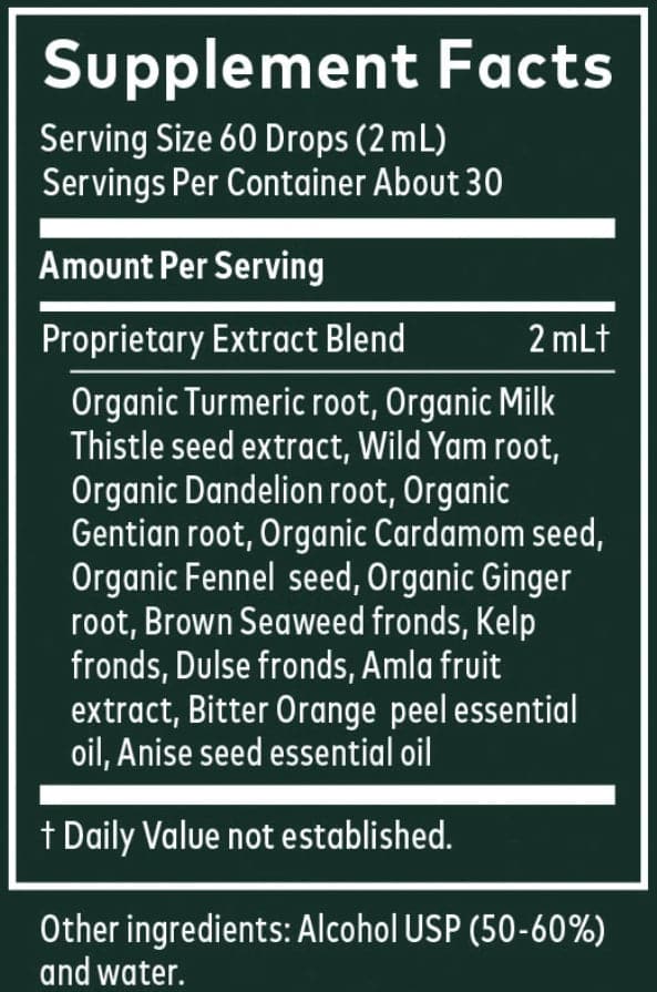 Gaia Herbs Sweetish Bitters Ingredients