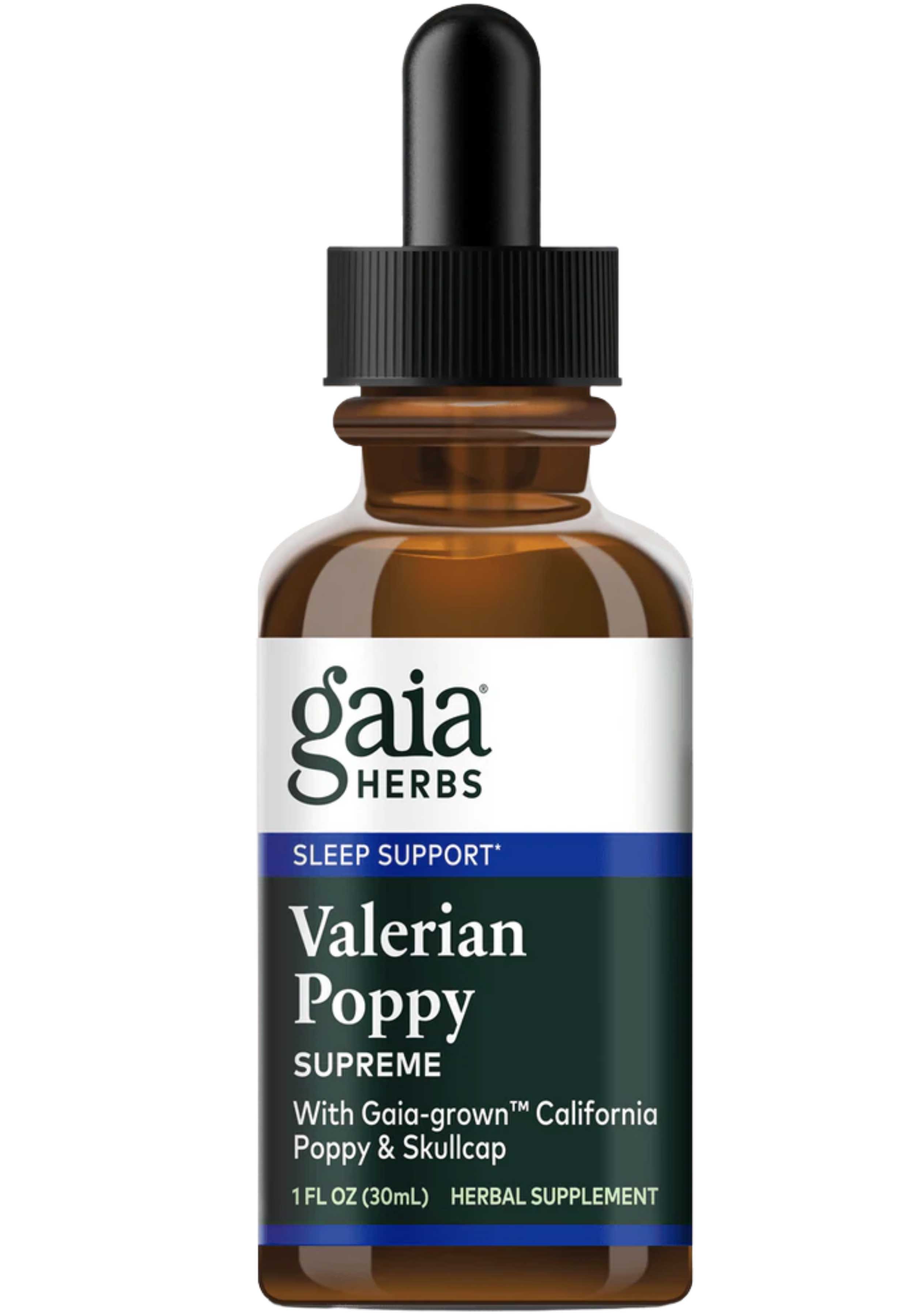 Gaia Herbs Valerian Poppy Supreme