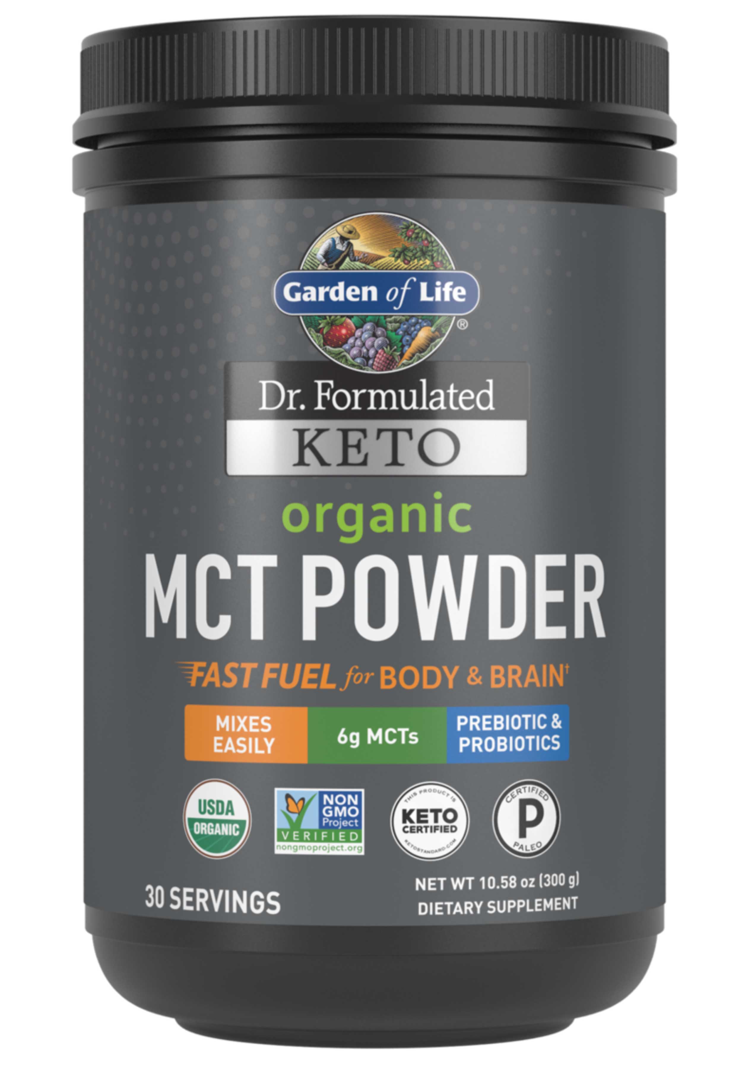 Garden of Life Dr. Formulated Keto Organic MCT Powder