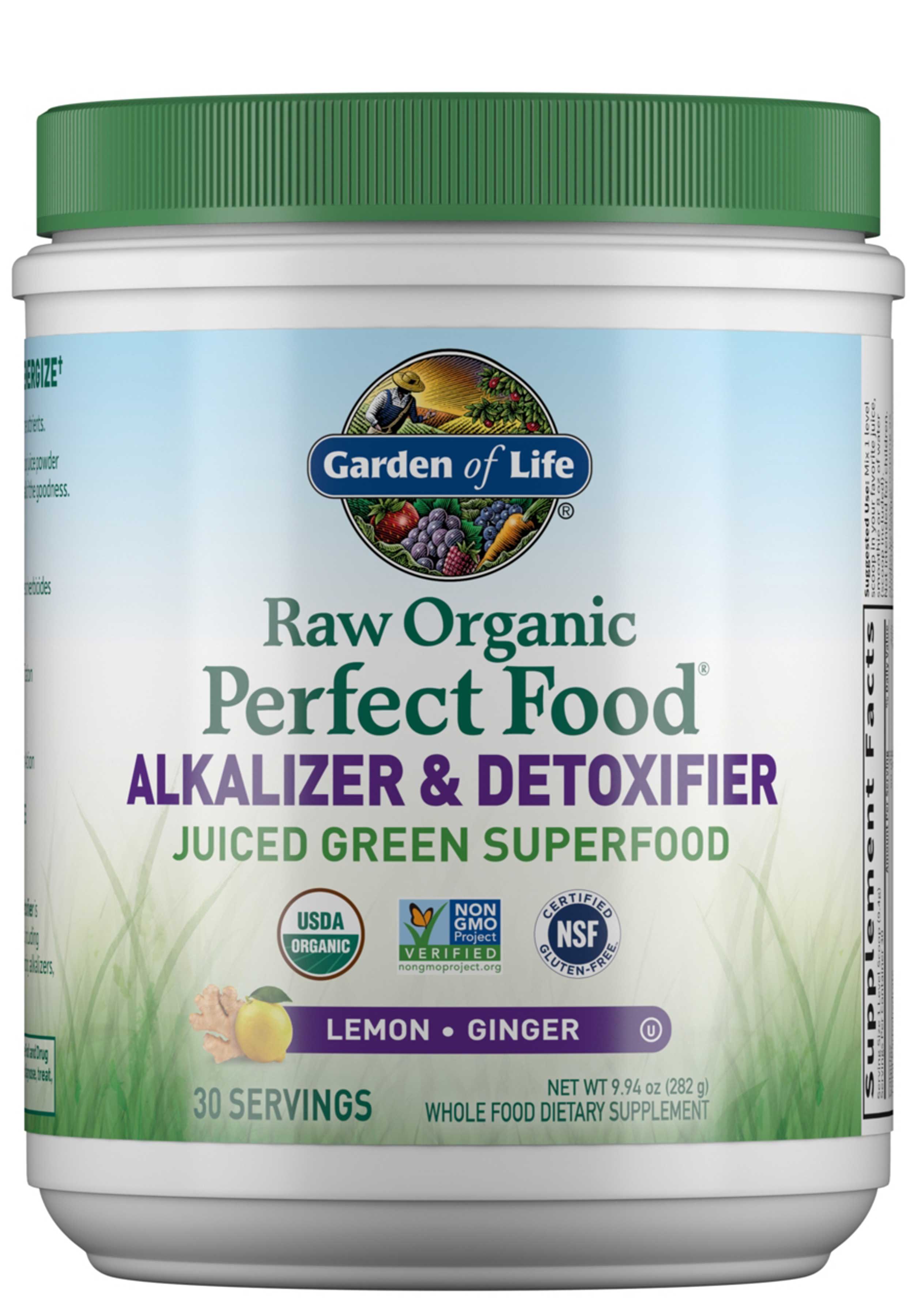 Garden of Life Raw Organic Perfect Food Alkalizer and Detoxifier Powde