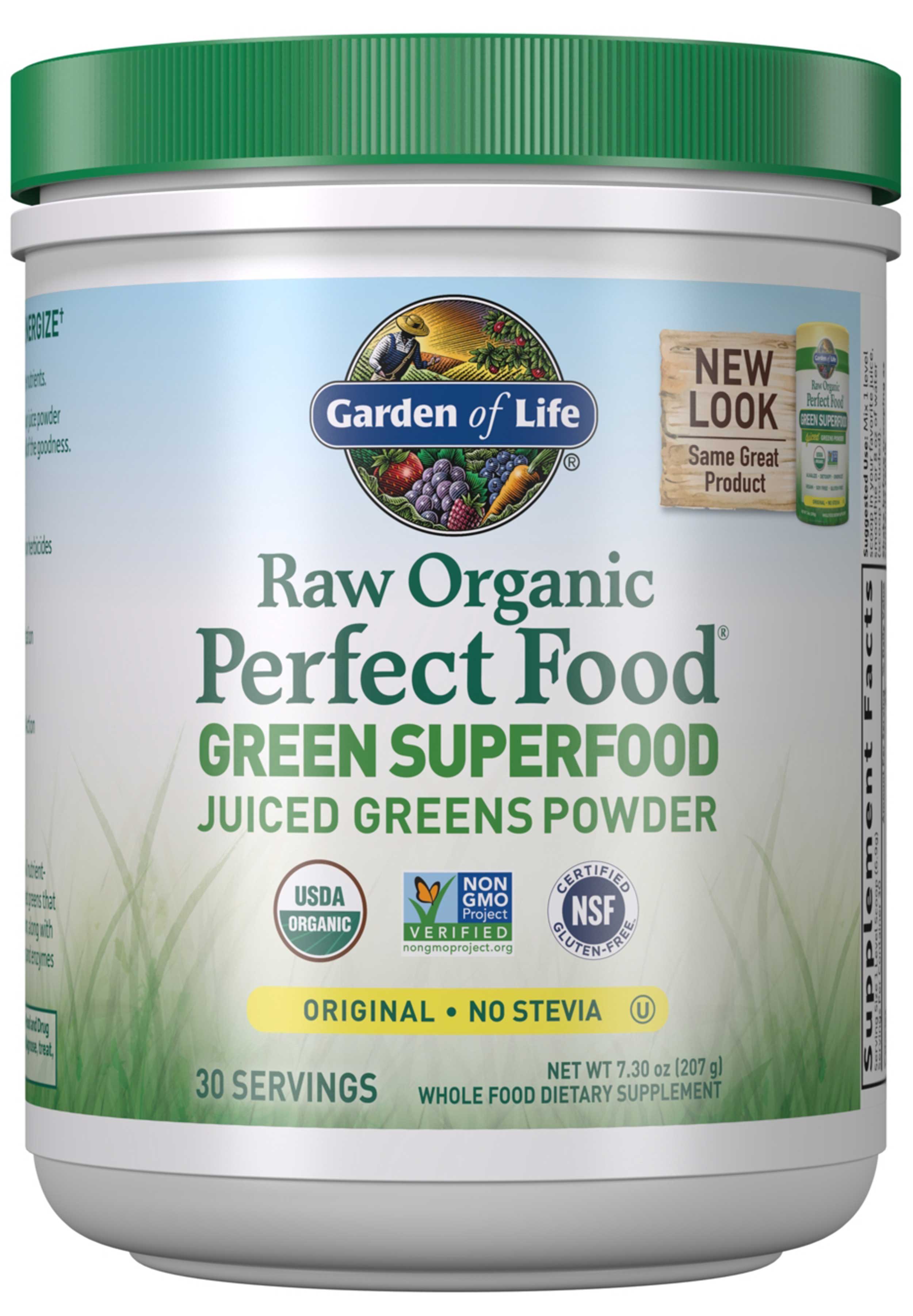 Garden of Life Raw Organic Perfect Food Green Superfood Original Powder