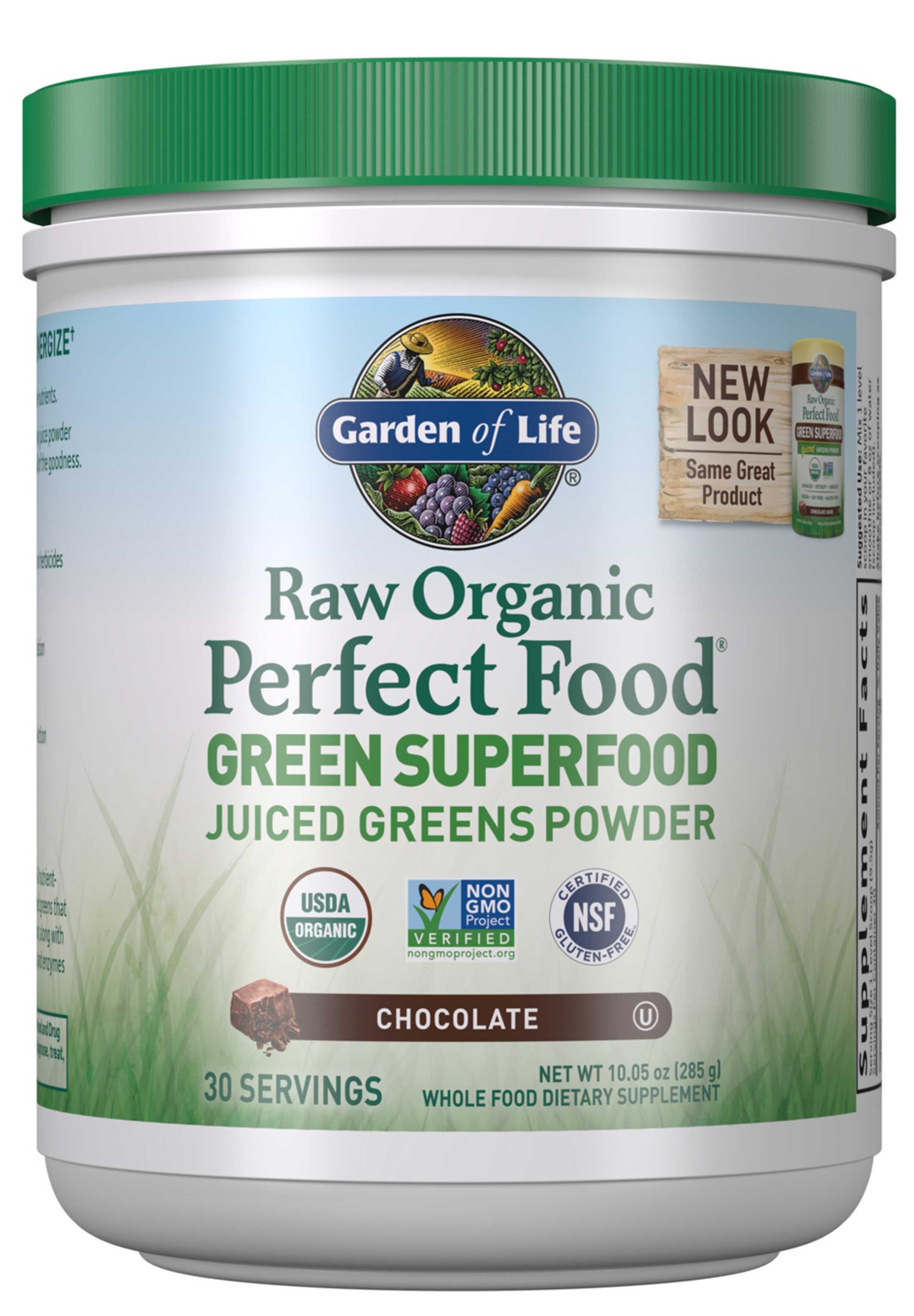 Raw Organic Perfect Food Green Superfood Powder