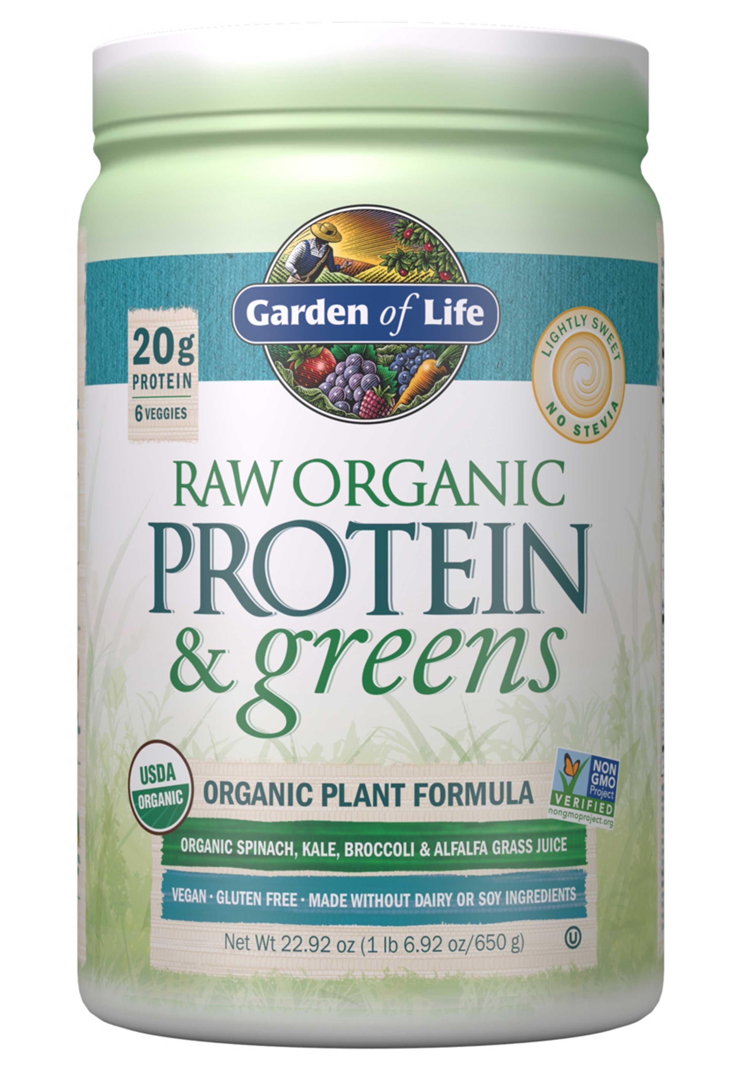 Garden of Life Raw Organic Protein and Greens Powder Powder