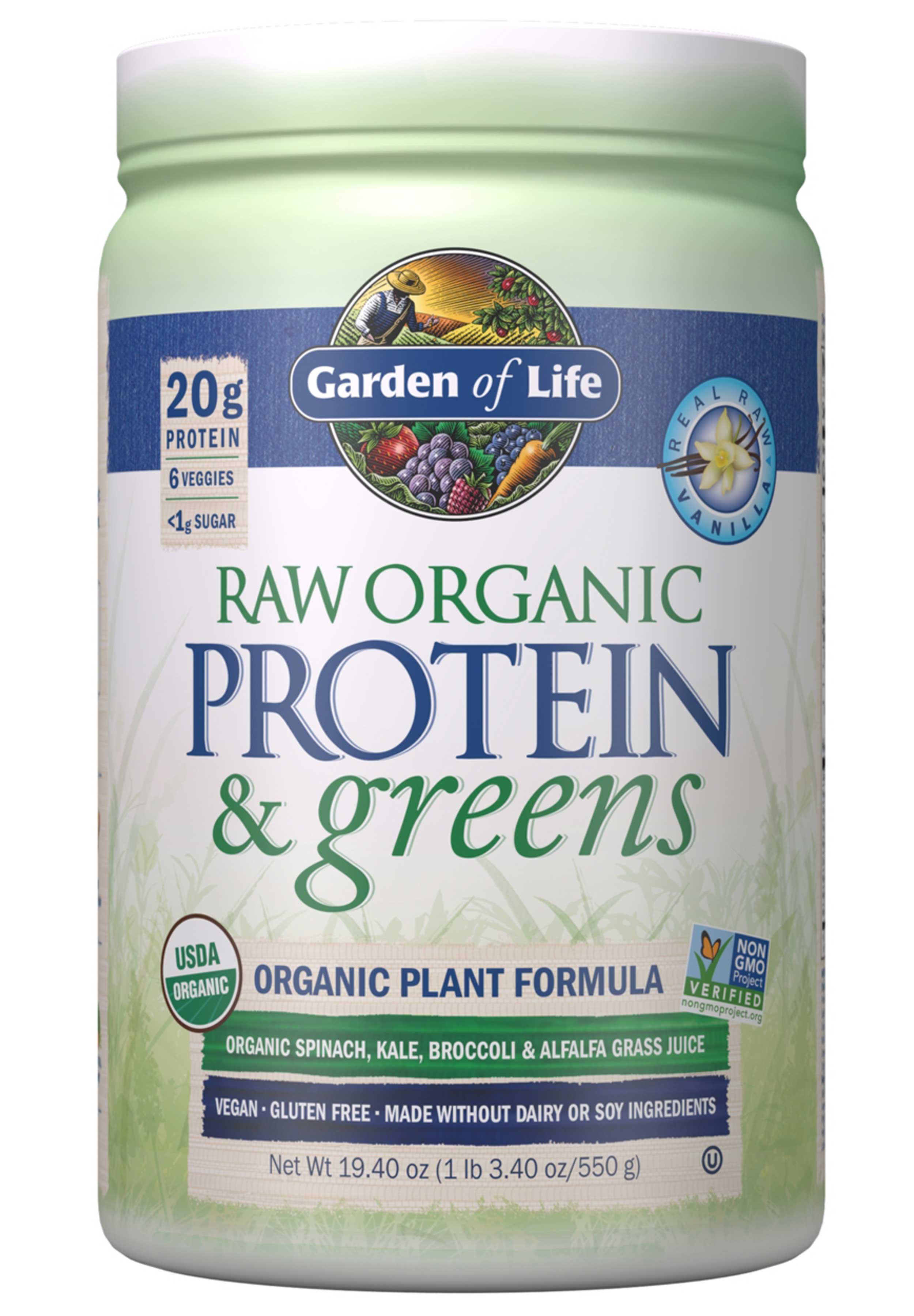 Garden of Life Raw Organic Protein and Greens Powder