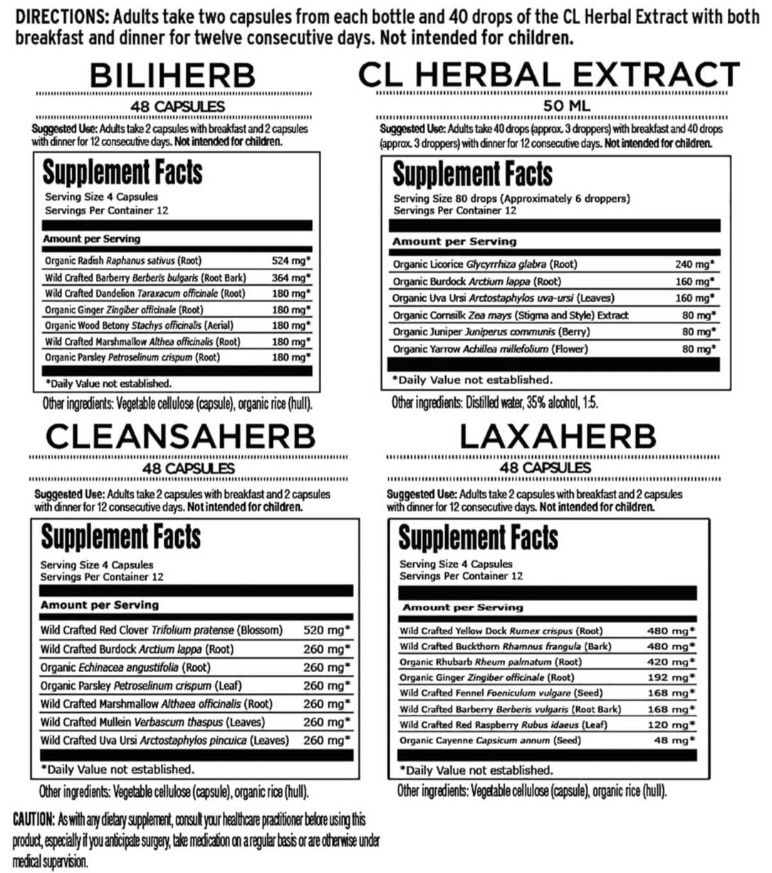 Garden of Life Wild Rose Herbal D-Tox Ingredients