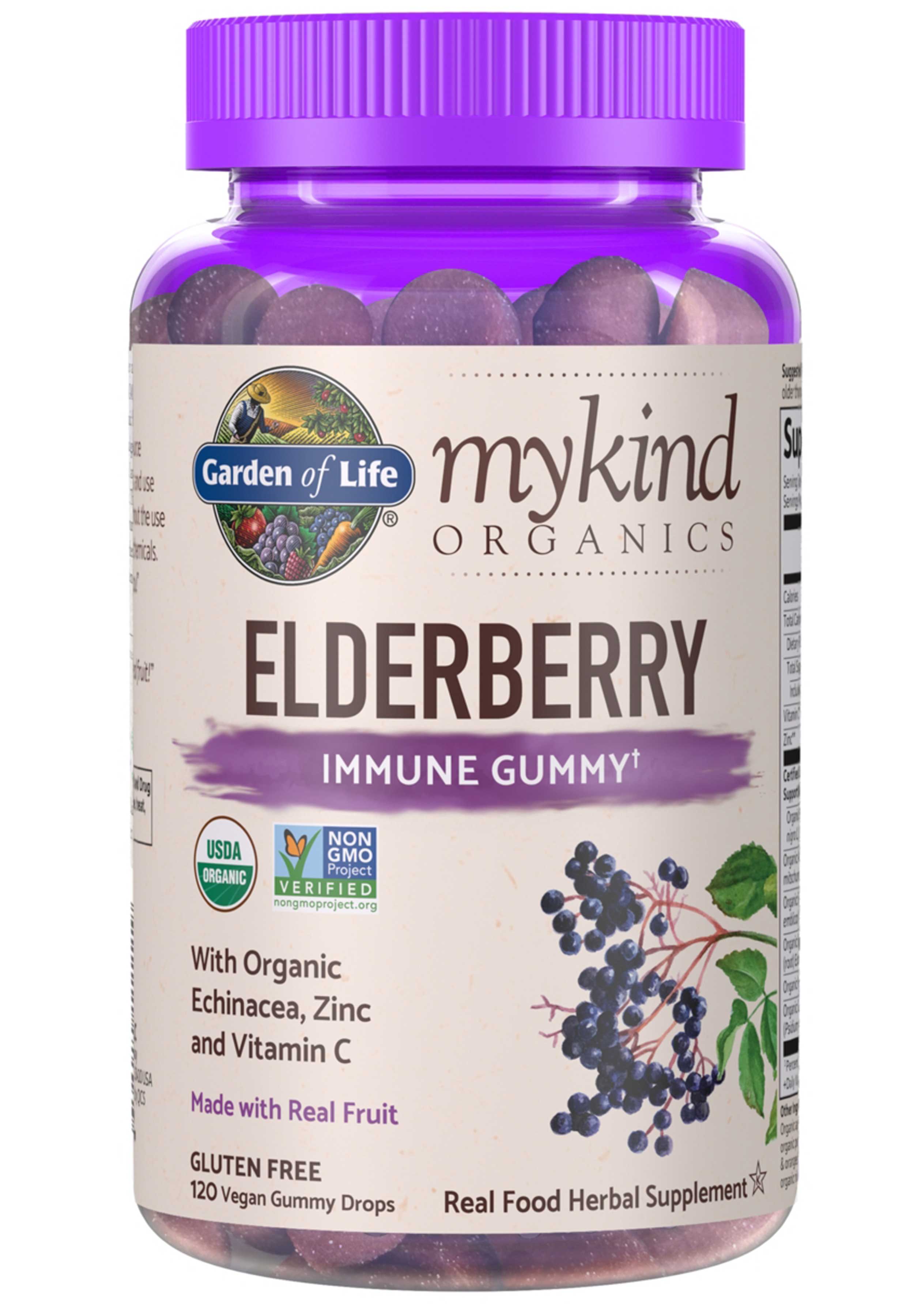 Garden of Life mykind Organics Elderberry Immune Gummy