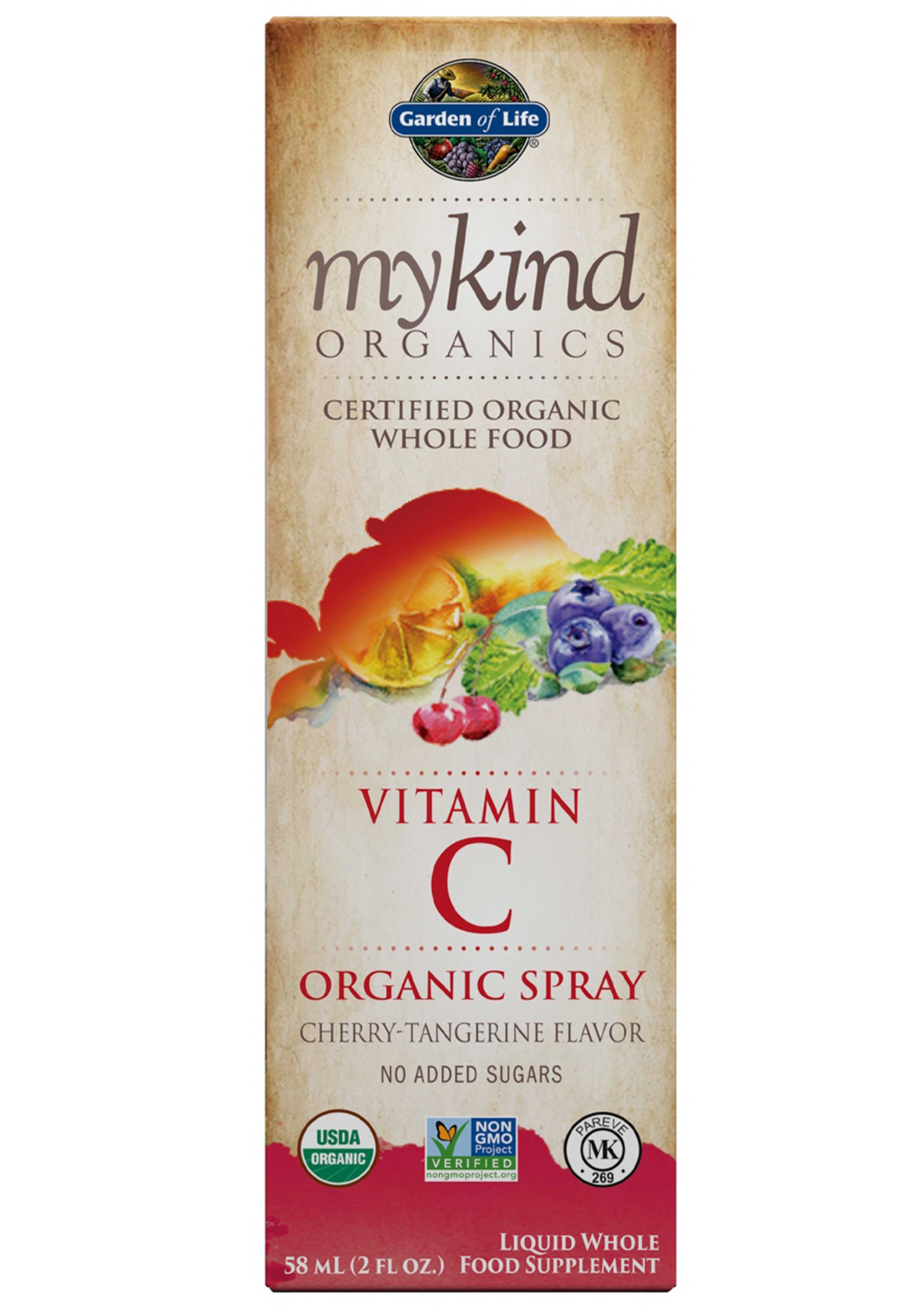 Garden of Life mykind Organics Vitamin C Organic Spray