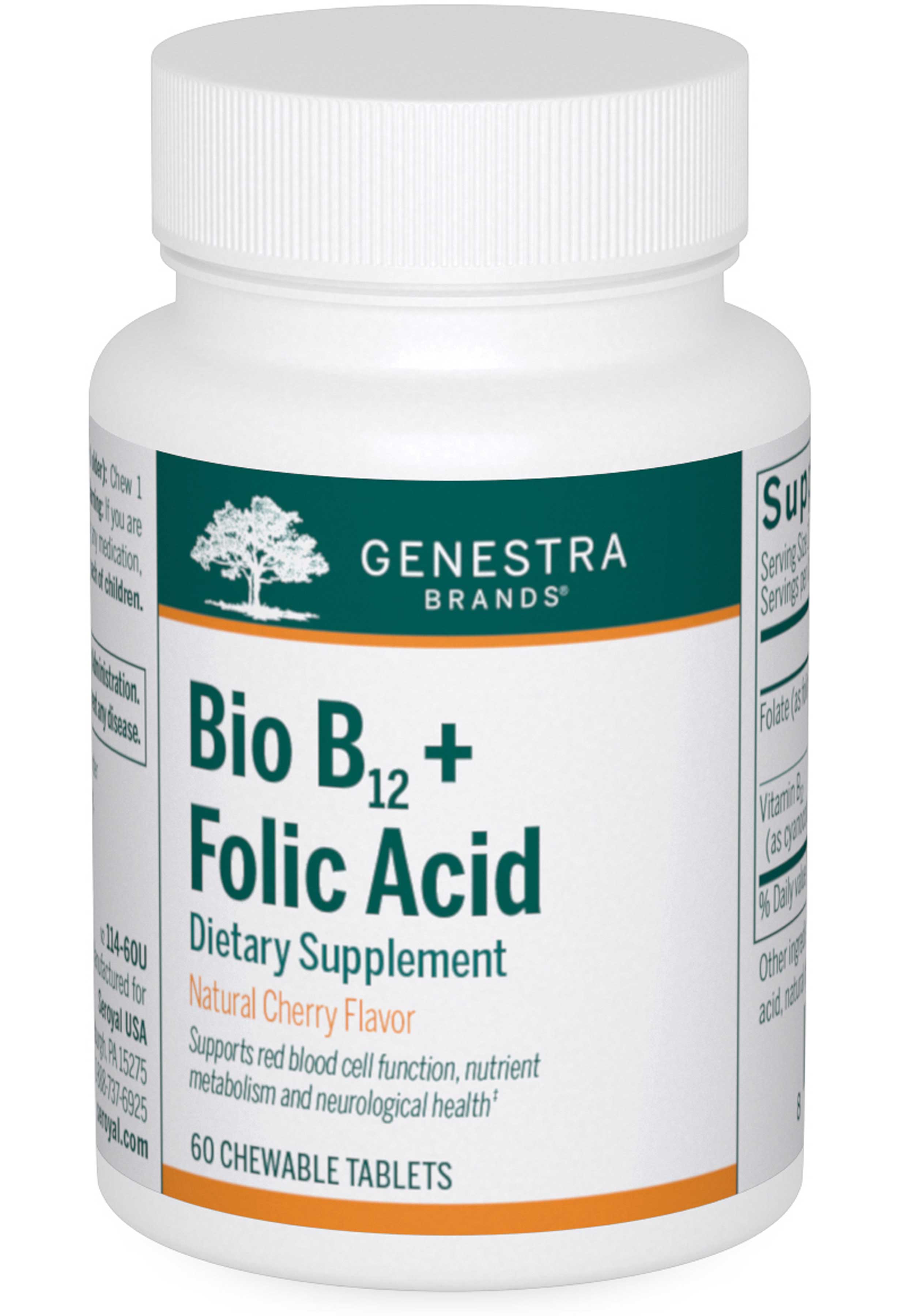 Genestra Brands Bio B12 + Folic Acid