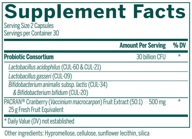 Genestra Brands HMF CranPro Ingredients