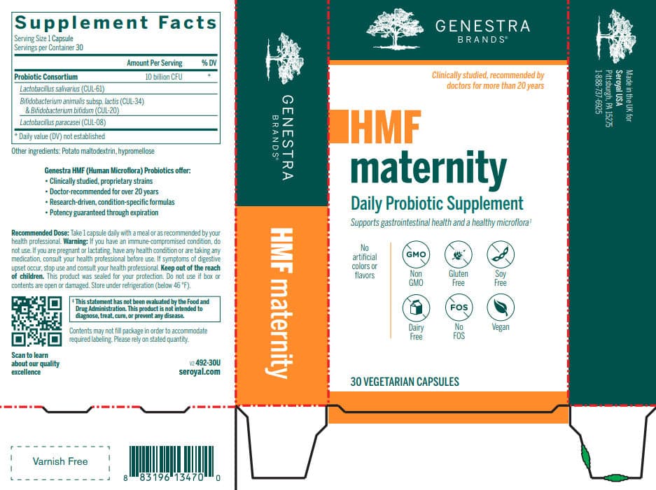 Genestra Brands HMF Maternity Label