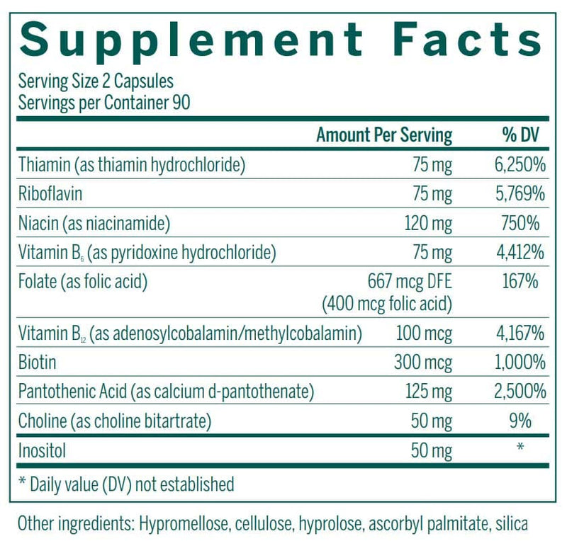 Genestra Brands Orti B Ingredients