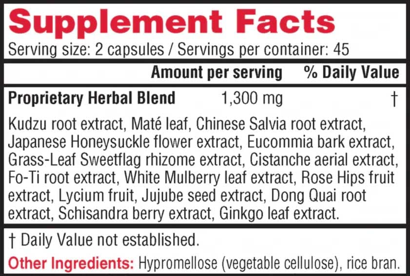 Health Concerns Flavonex Ingredients