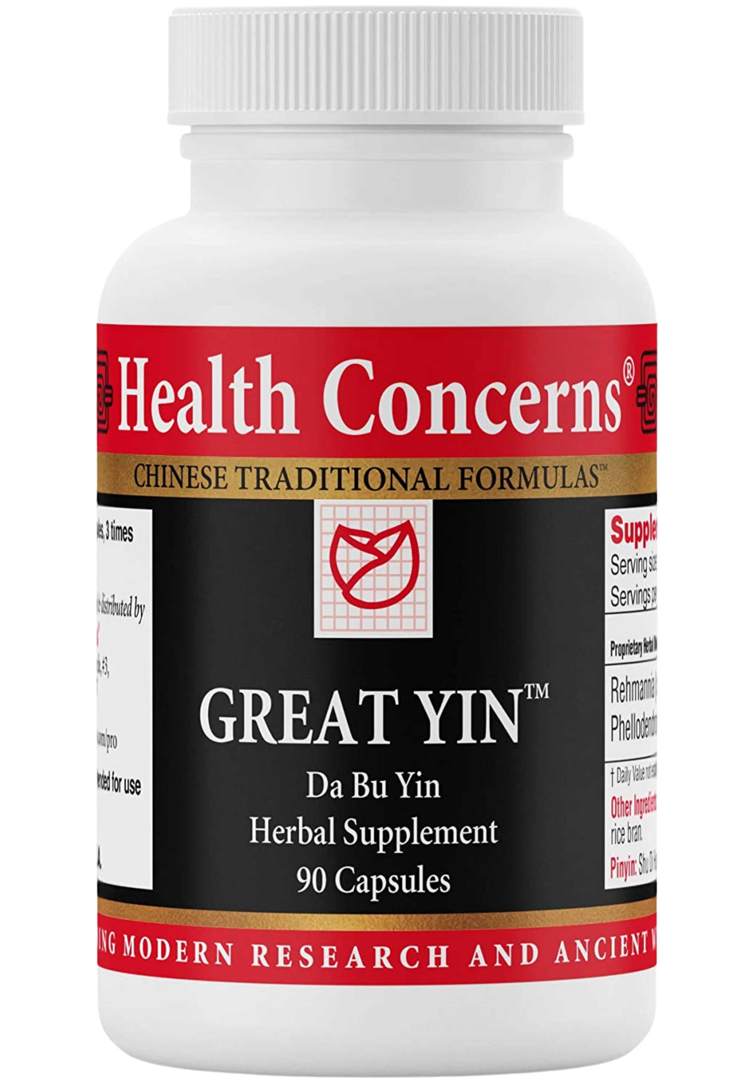 Health Concerns Great Yin