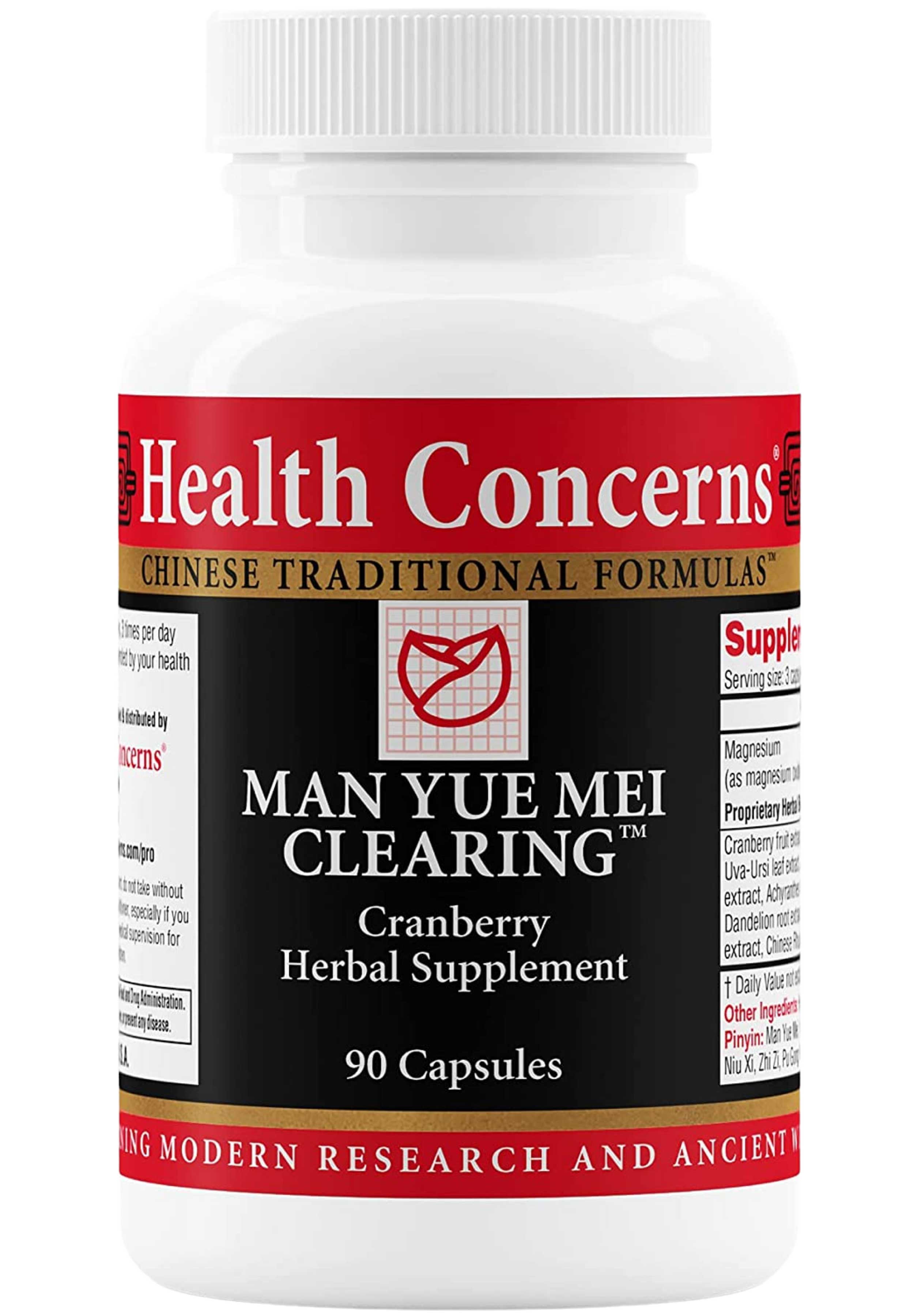 Health Concerns Man Yue Mei Clearing