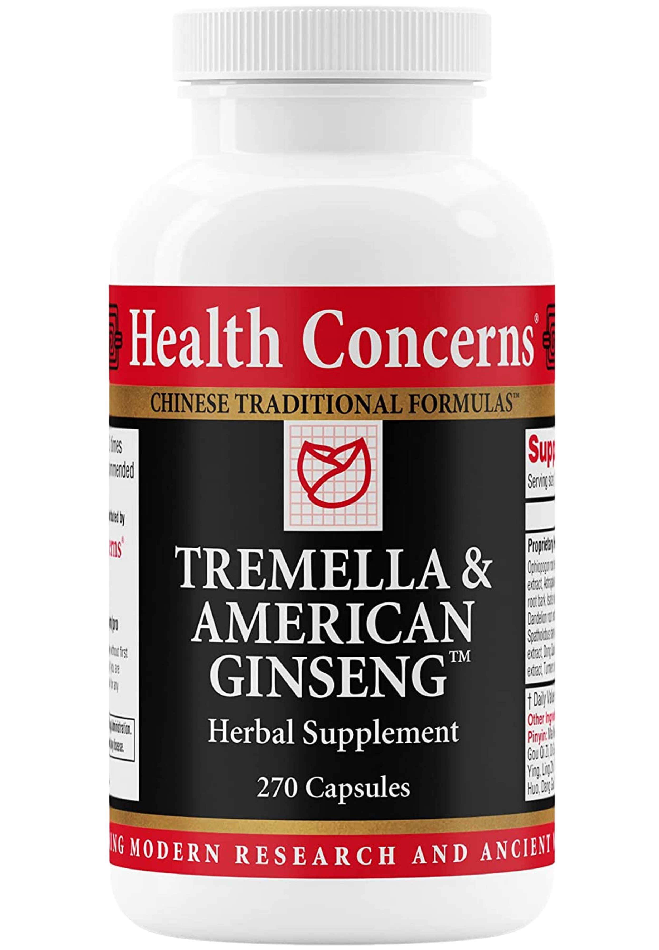 Health Concerns Tremella & American Ginseng