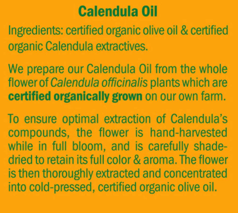 Herb Pharm Calendula Oil Ingredients