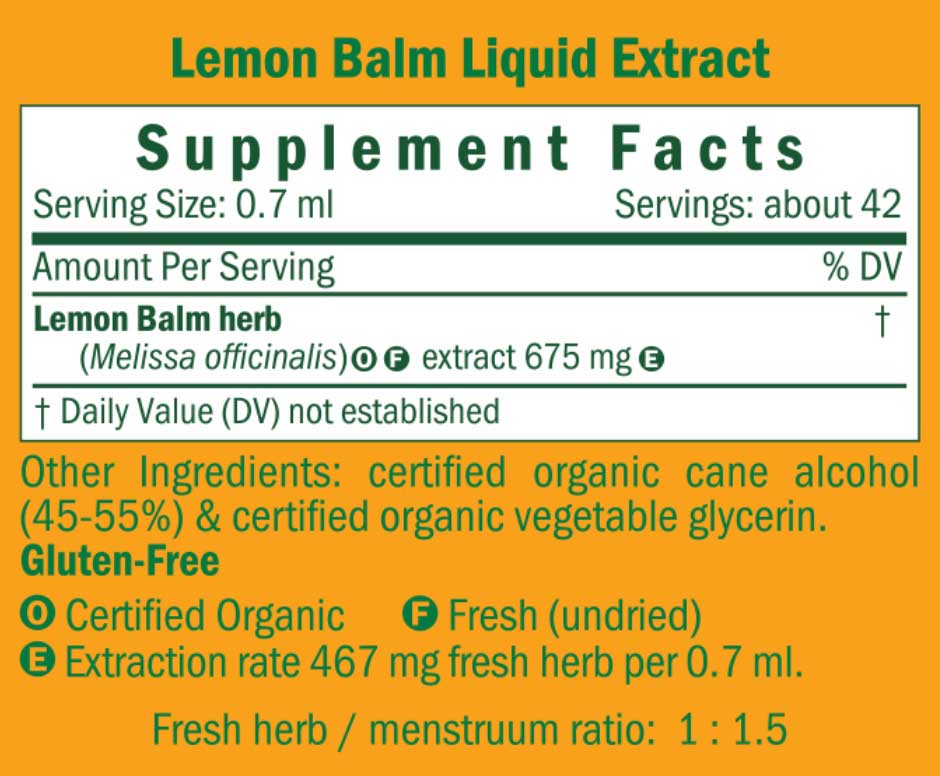 Herb Pharm Lemon Balm