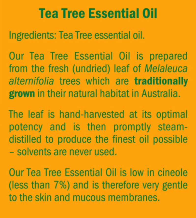 Herb Pharm Tea Tree Oil Ingredients
