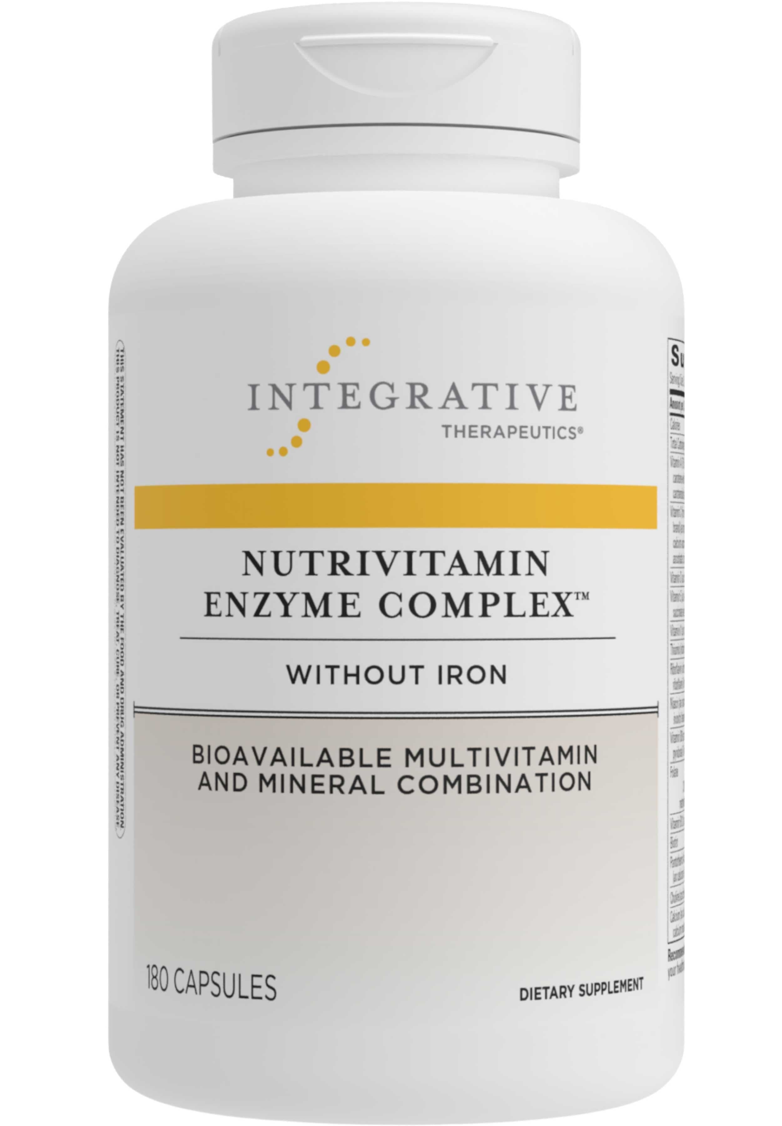Integrative Therapeutics Nutrivitamin Enzyme Complex without Iron