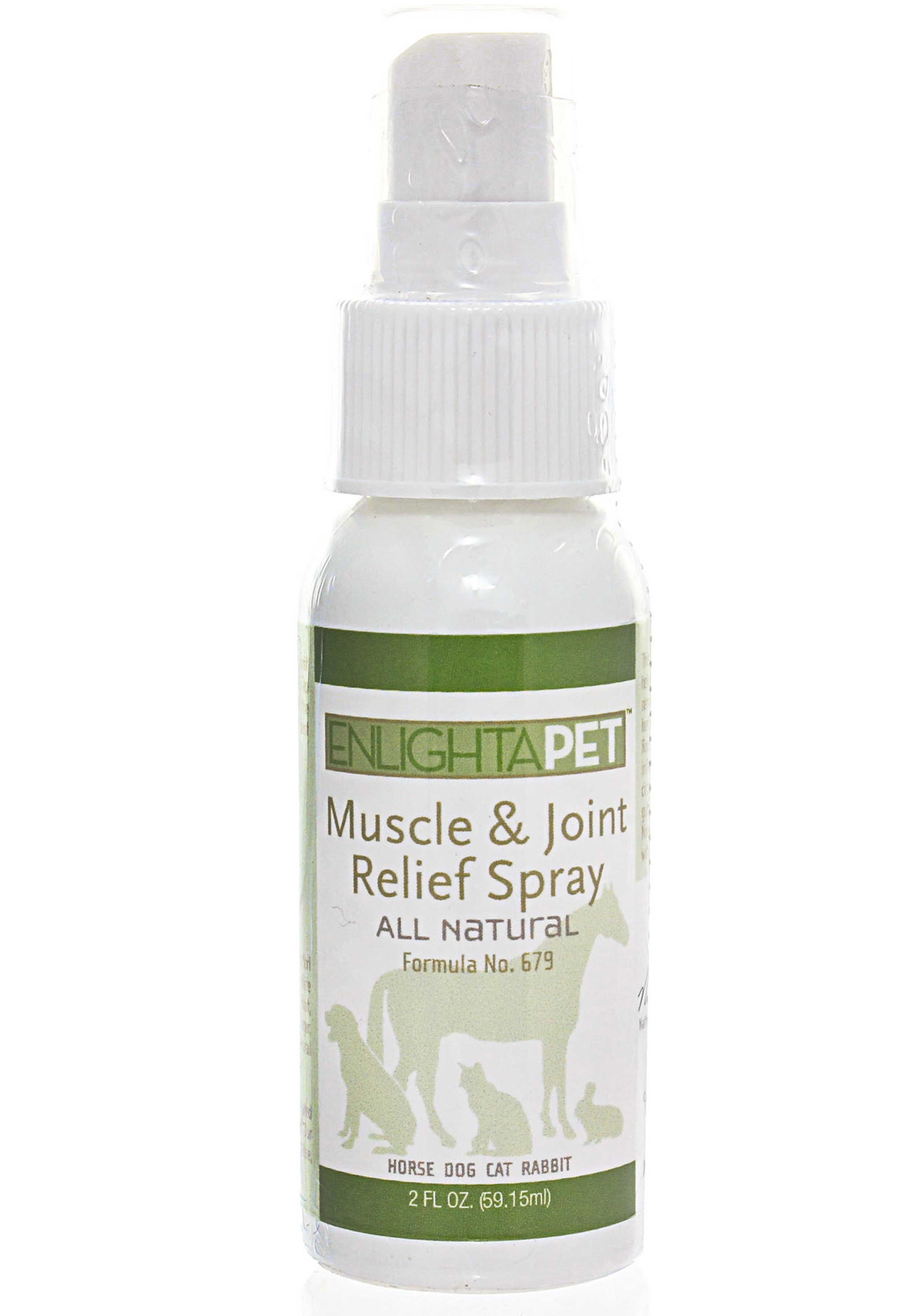 Jadience Herbal Formulas EnlightAPet Muscle and Joint Pain Relief Spray All Natural