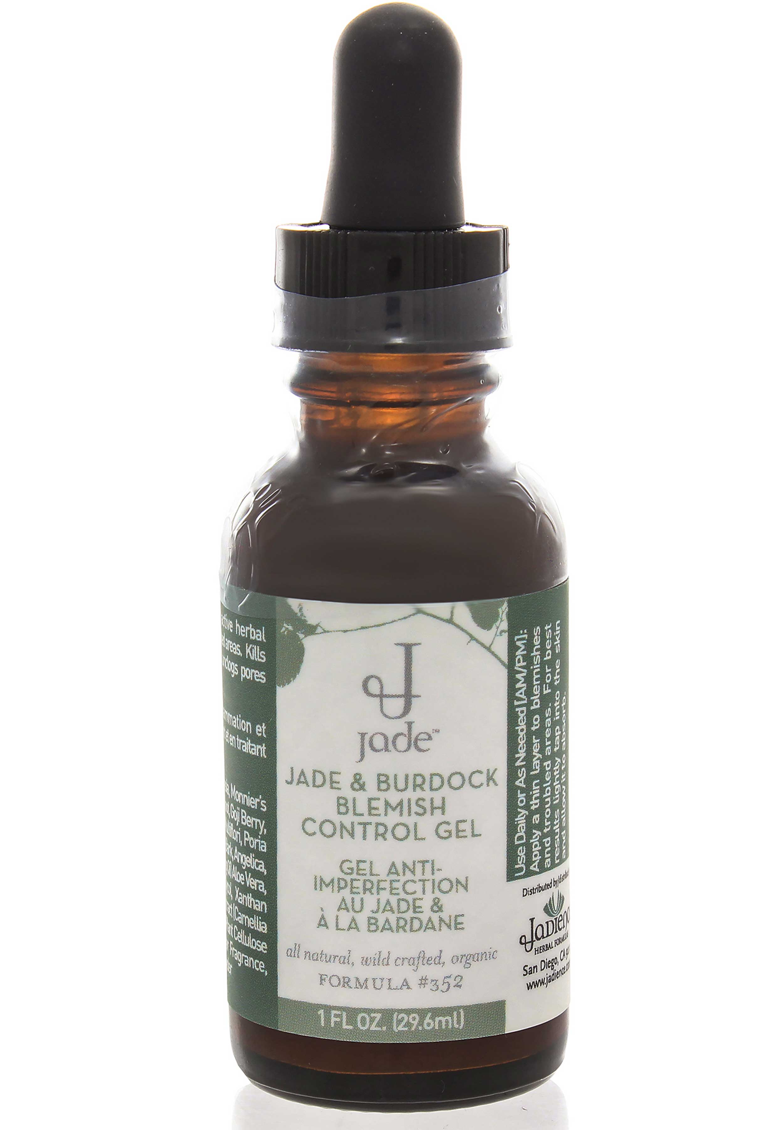 Jadience Herbal Formulas Jade and Burdock Blemish Control Gel