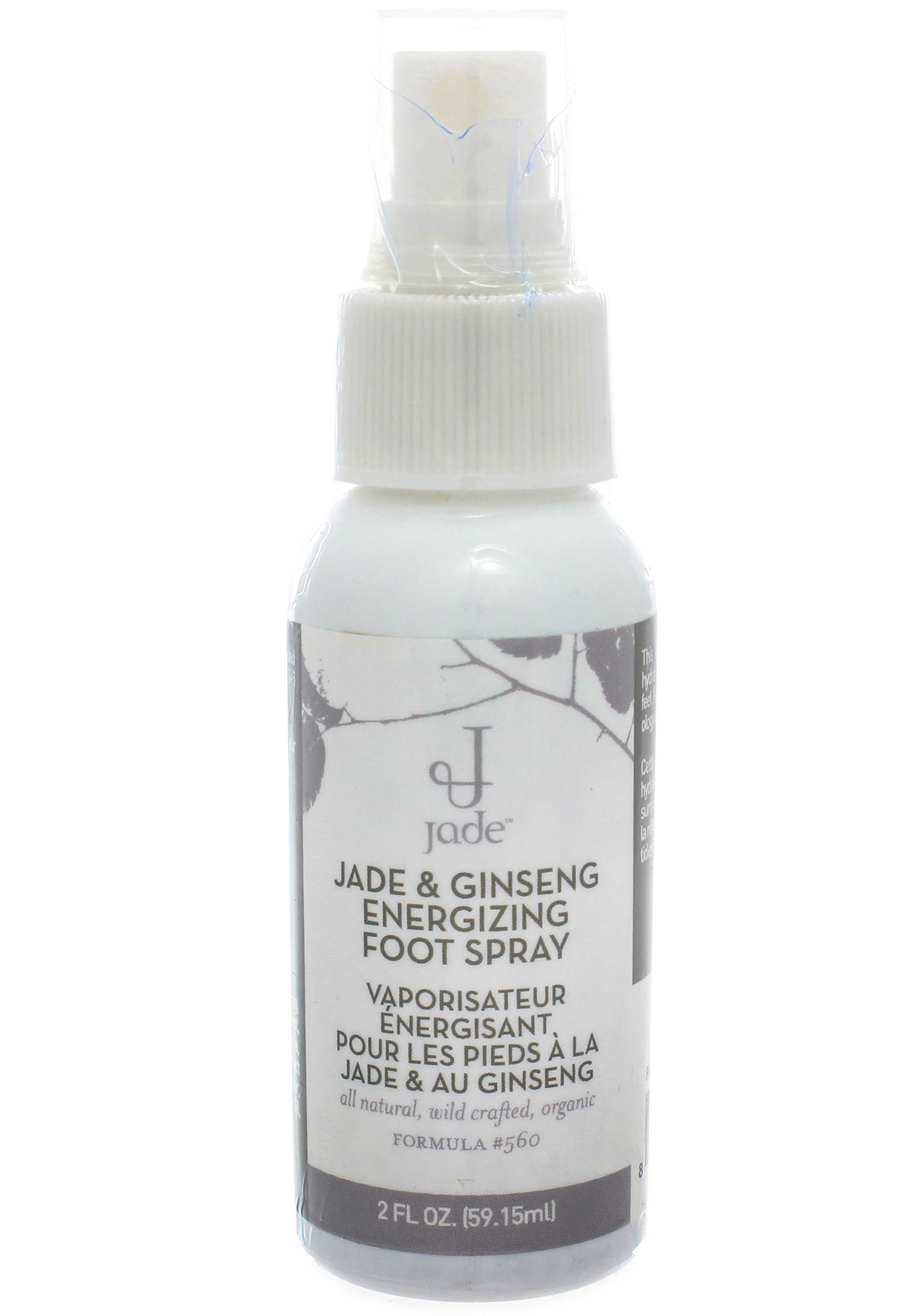 Jadience Herbal Formulas Jade and Ginseng Energizing Foot Spray