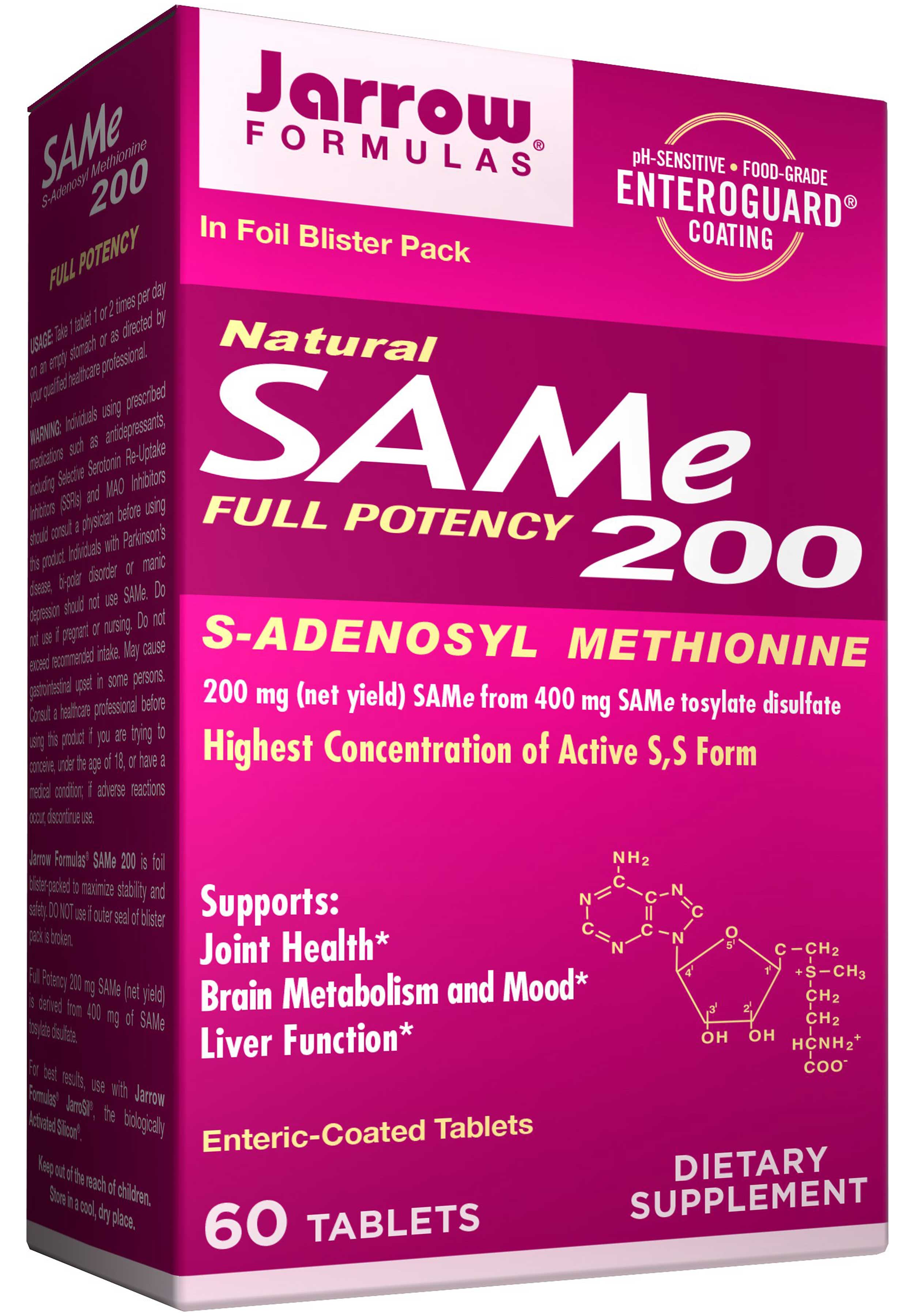 Jarrow Formulas Sam-e 200 mg