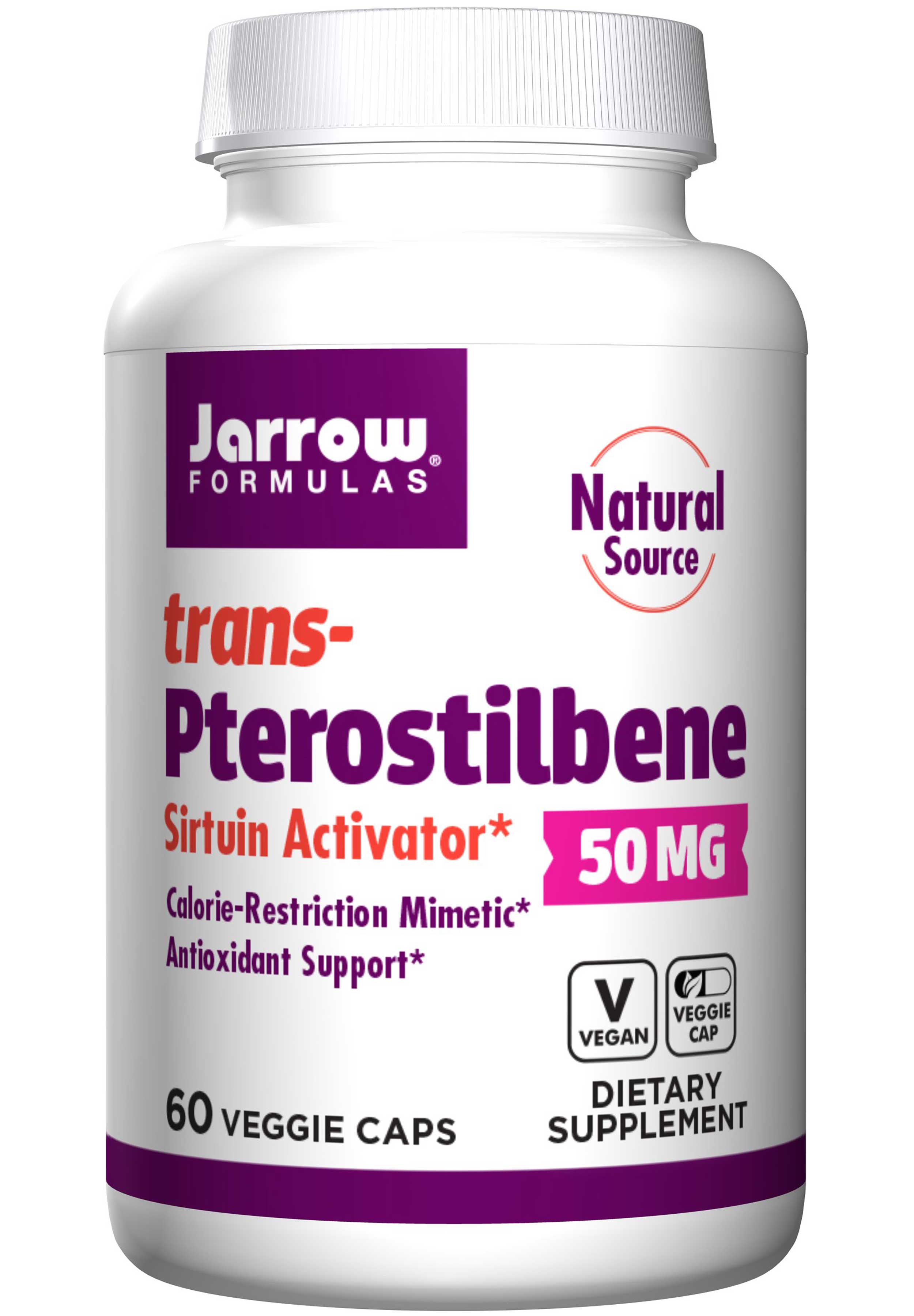 Jarrow Formulas trans-Pterostilbene 50 mg